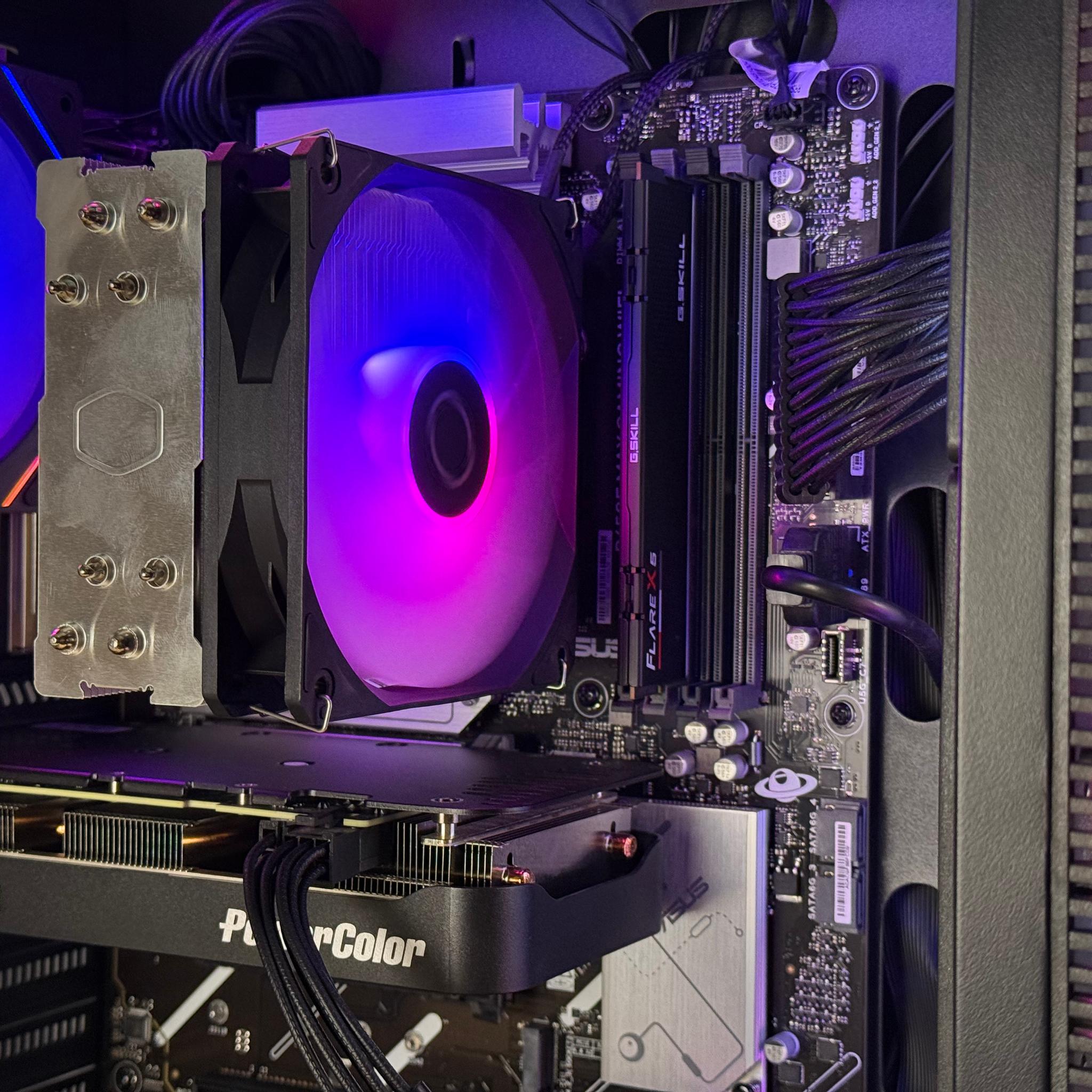 🌌🟣 GALACTIC Gaming PC | RX 9060 XT 16GB | Ryzen 5 9600x | 16GB | 1TB NVME | Free Shipping