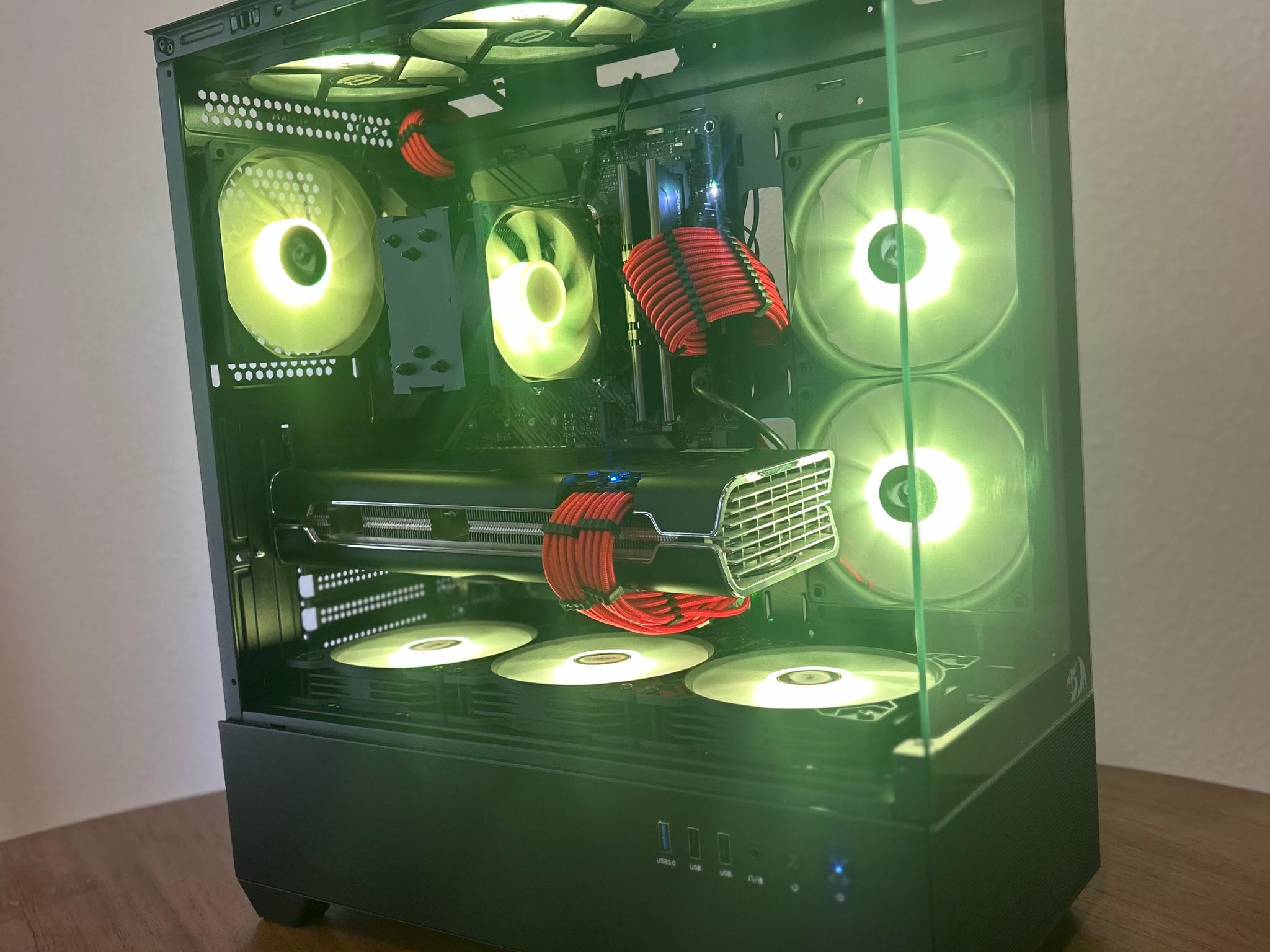 AMD Radeon 5700XT Thicc 8GB Ryzen 5 5500 16GB RAM 1 TB m.2 SSD WiFi ready Windows 11 Gaming Beast!