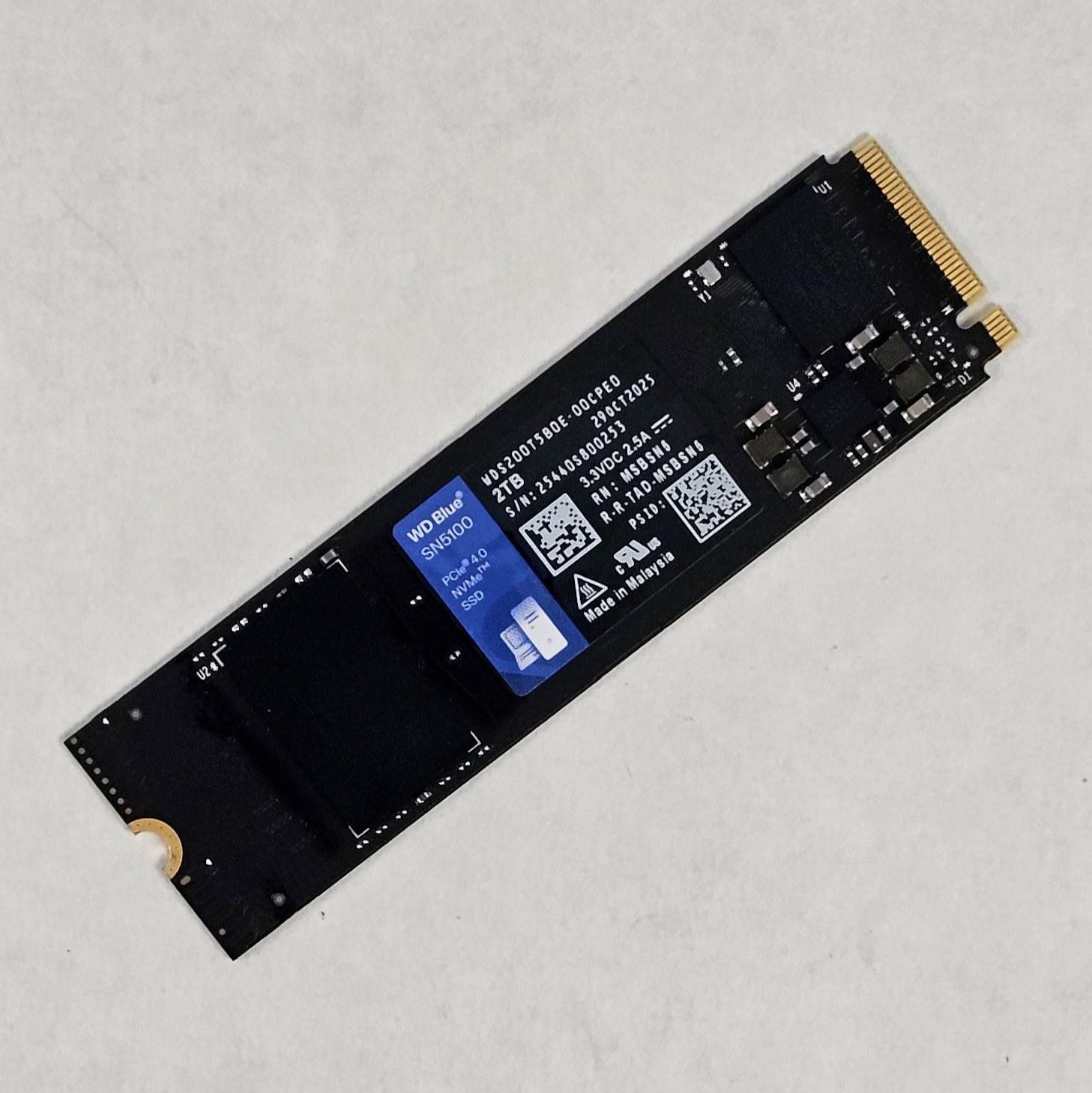 2TB NVMe M.2 SSD WD Blue SN5100 Gen4
