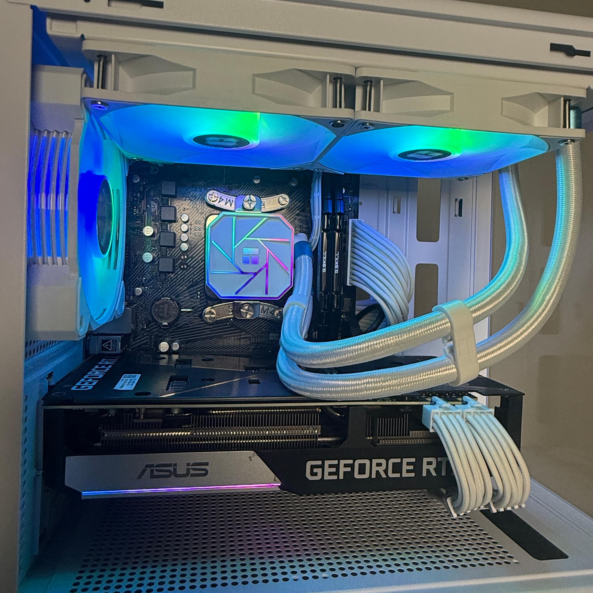 1440p High FPS White🔸RTX 3070🔸 240mm Aio Water Cooler