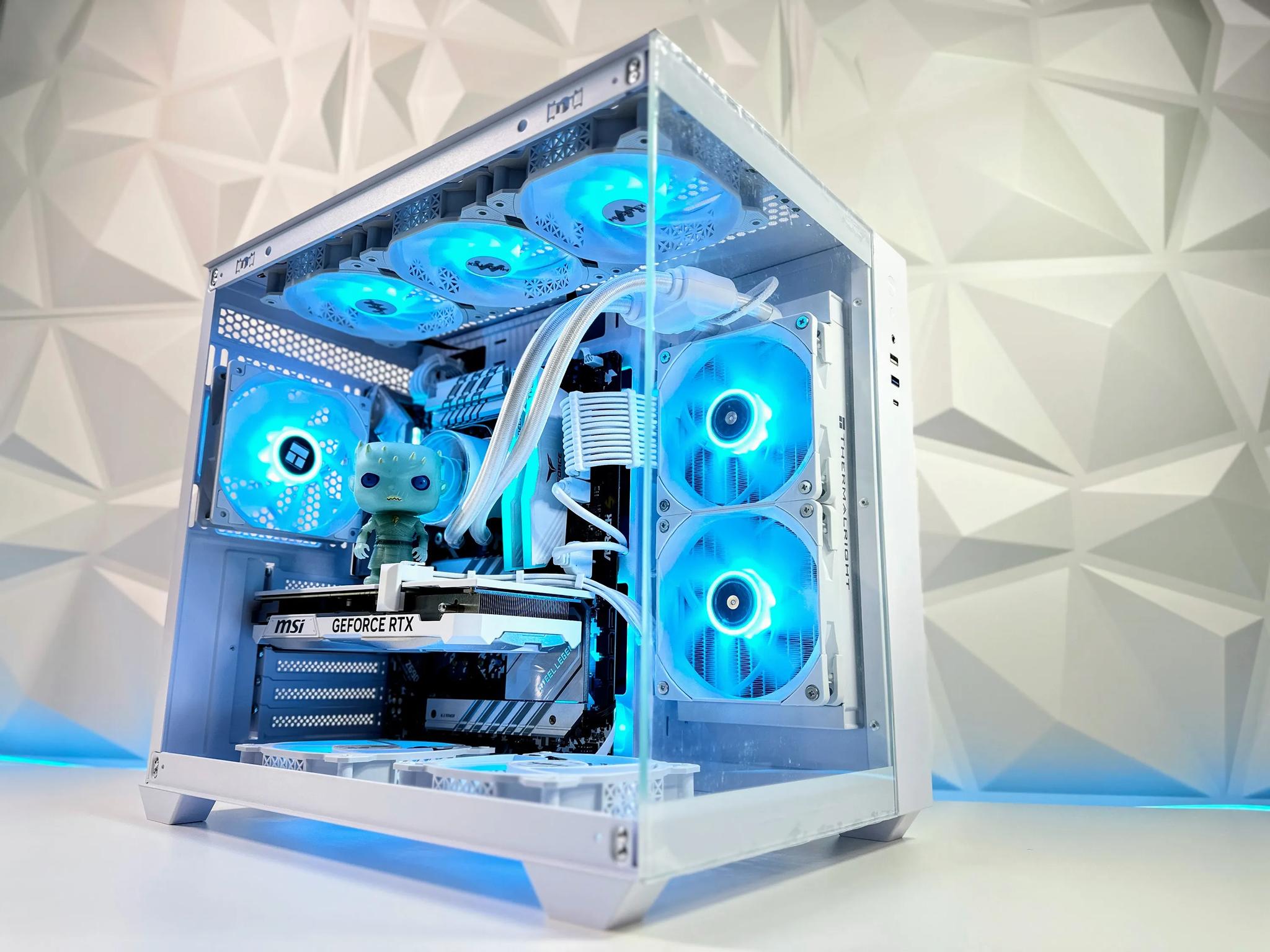 🧊👑 Night King🧟‍♂️🗡️ Gaming PC❄️Nvidia RTX 4070 12GB❄️Intel 13500 14-core❄️32GB DDR4❄️1TB NVME