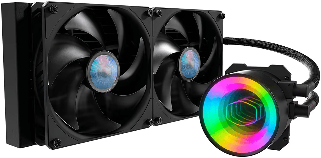 BNIB Cooler Master MasterLiquid ML280 Mirror, Black