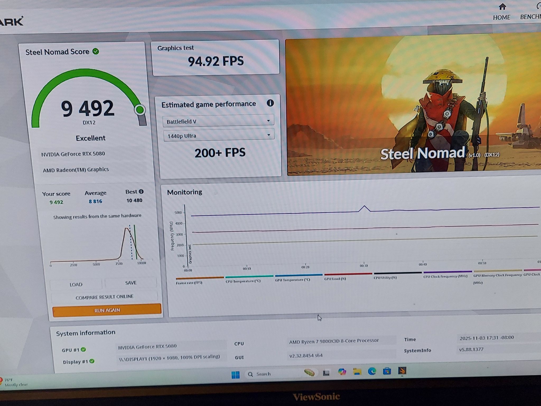 9800X3D/RTX 5080 Dream Machine