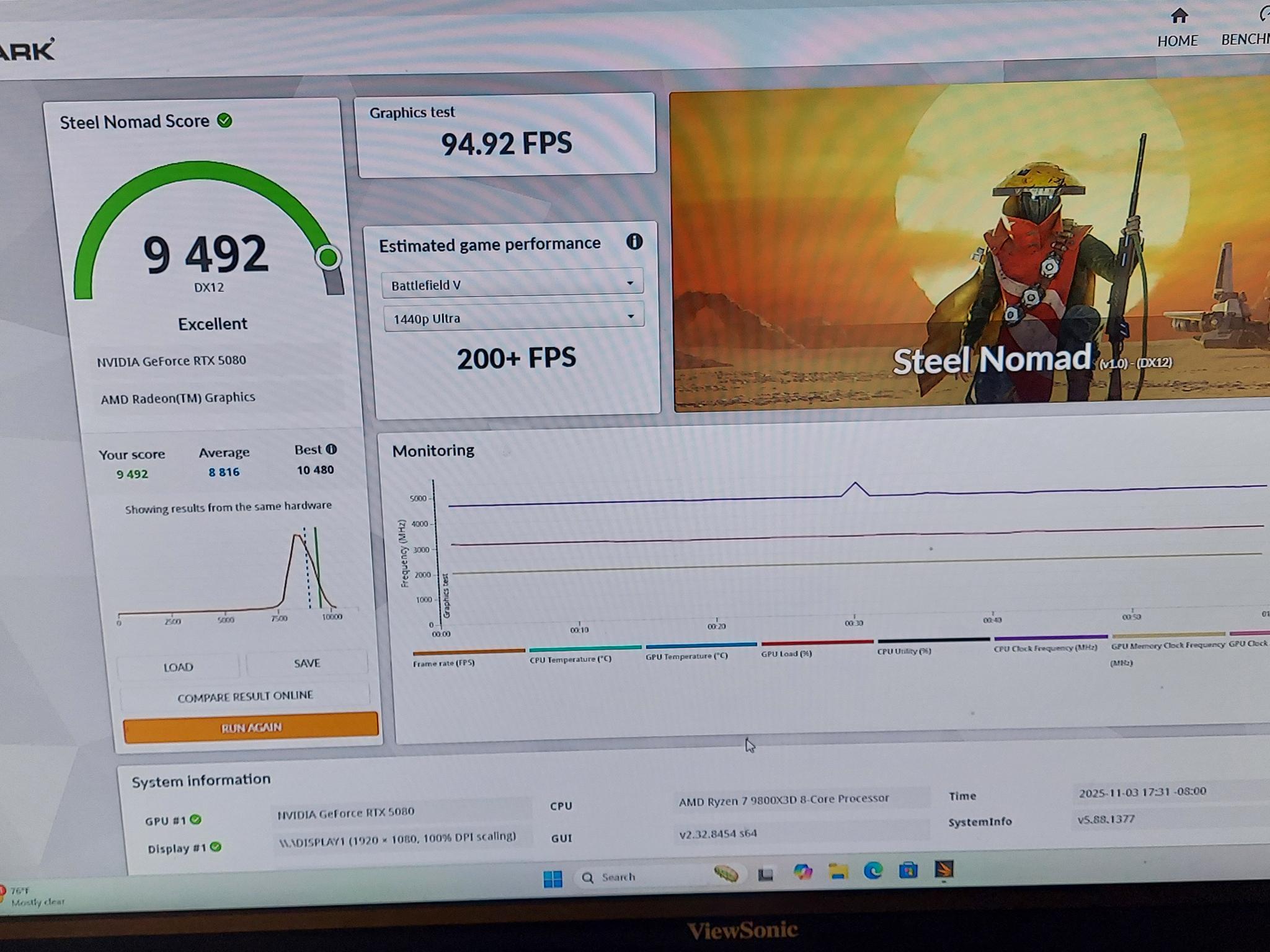 9800X3D/RTX 5080 Dream Machine