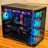 🌈 Ryzen 5 5600XT + RX 7700 XT Gaming PC | 1440p Gaming | Premium RGB Build w/ LCD Liquid Cooler