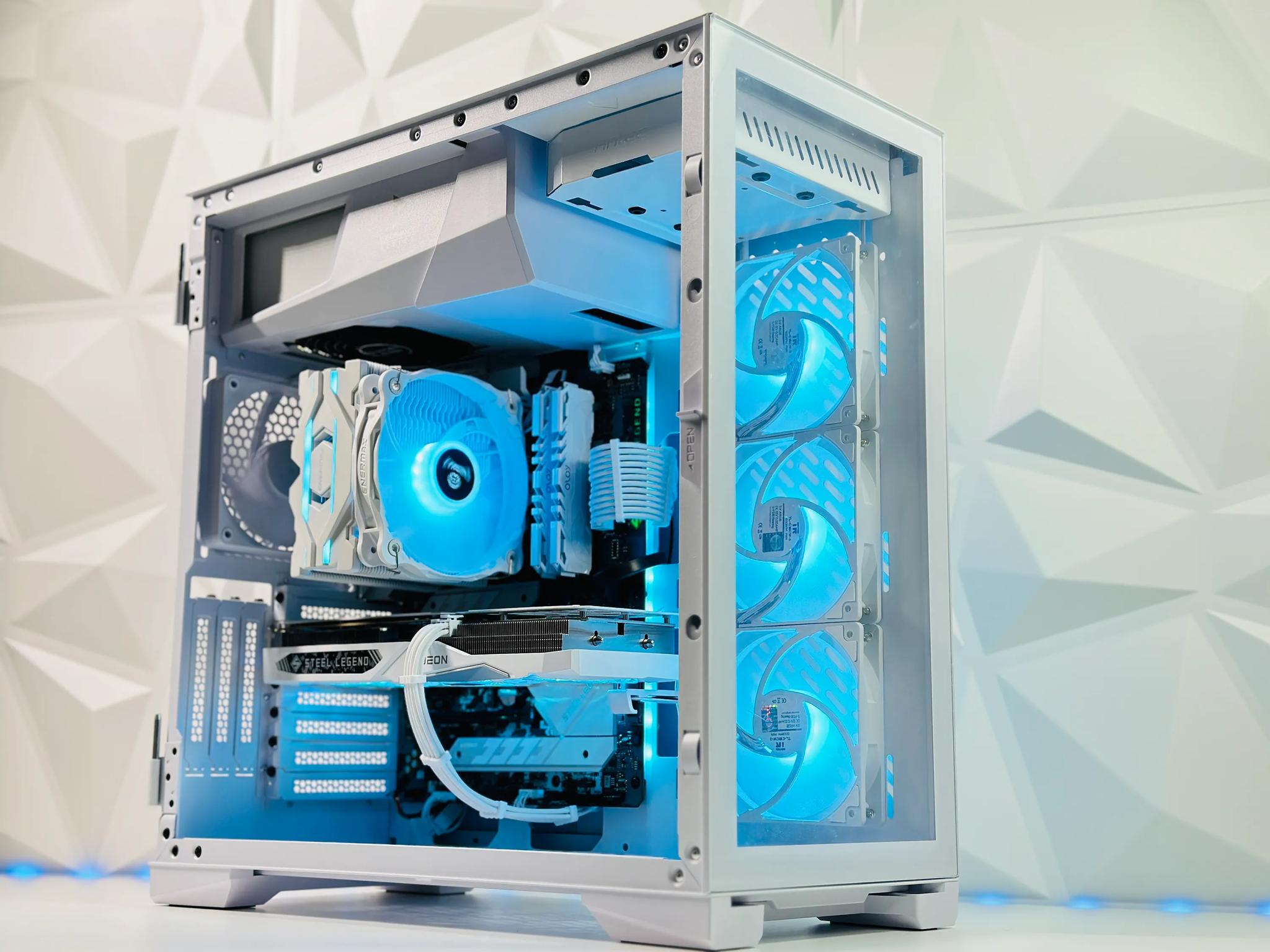 🌬️☃️Snowman⛄Gaming PC❄️AMD RX 7600 8GB❄️Intel i5 11400F 6 core❄️16GB DDR4❄️1TB NVME