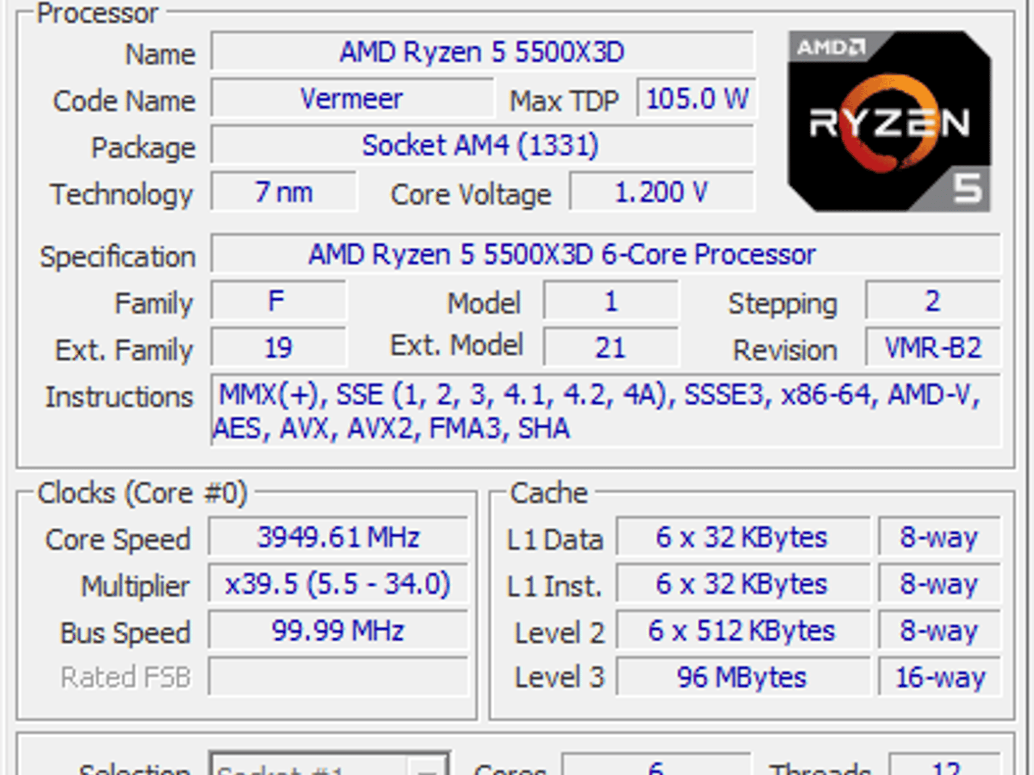 [X3D Gaming Combo] Ryzen 5 5500X3D + ASUS TUF B550 WiFi II + 256GB SSD – Ready to Build