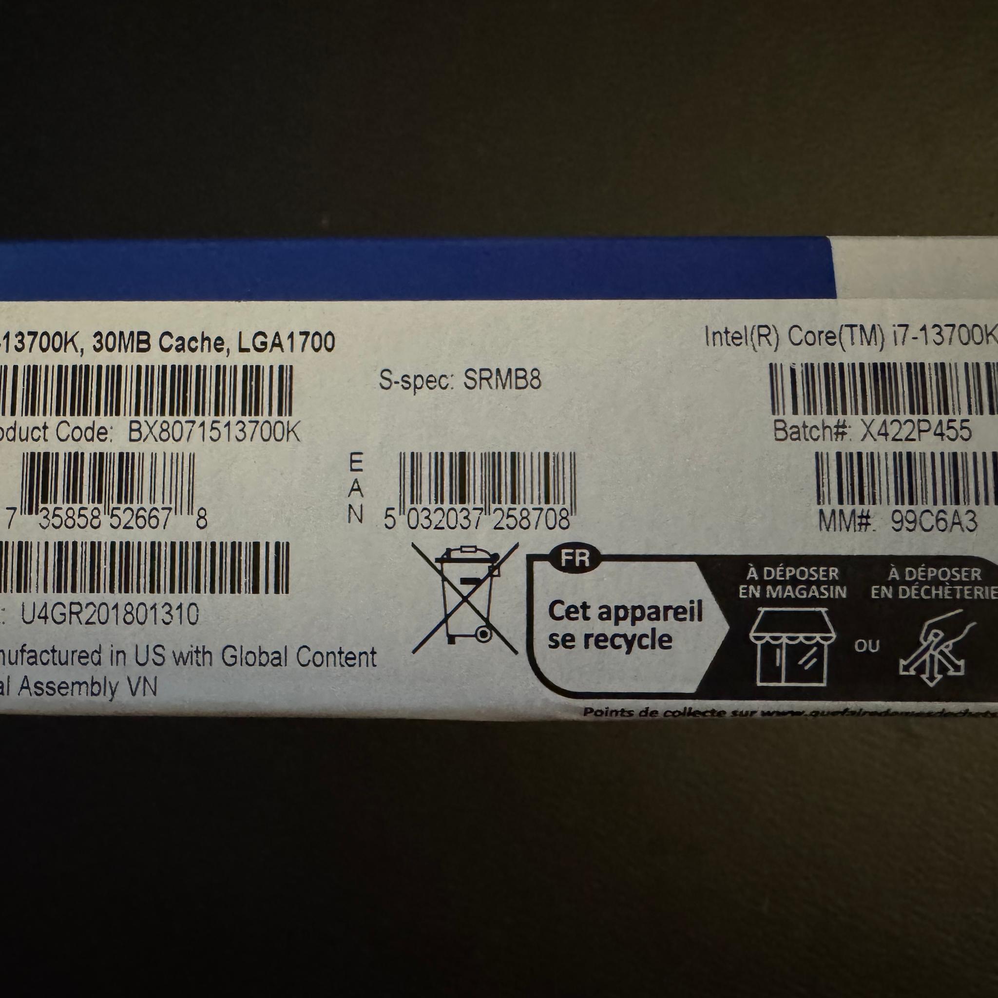 Intel Core i7-13700K