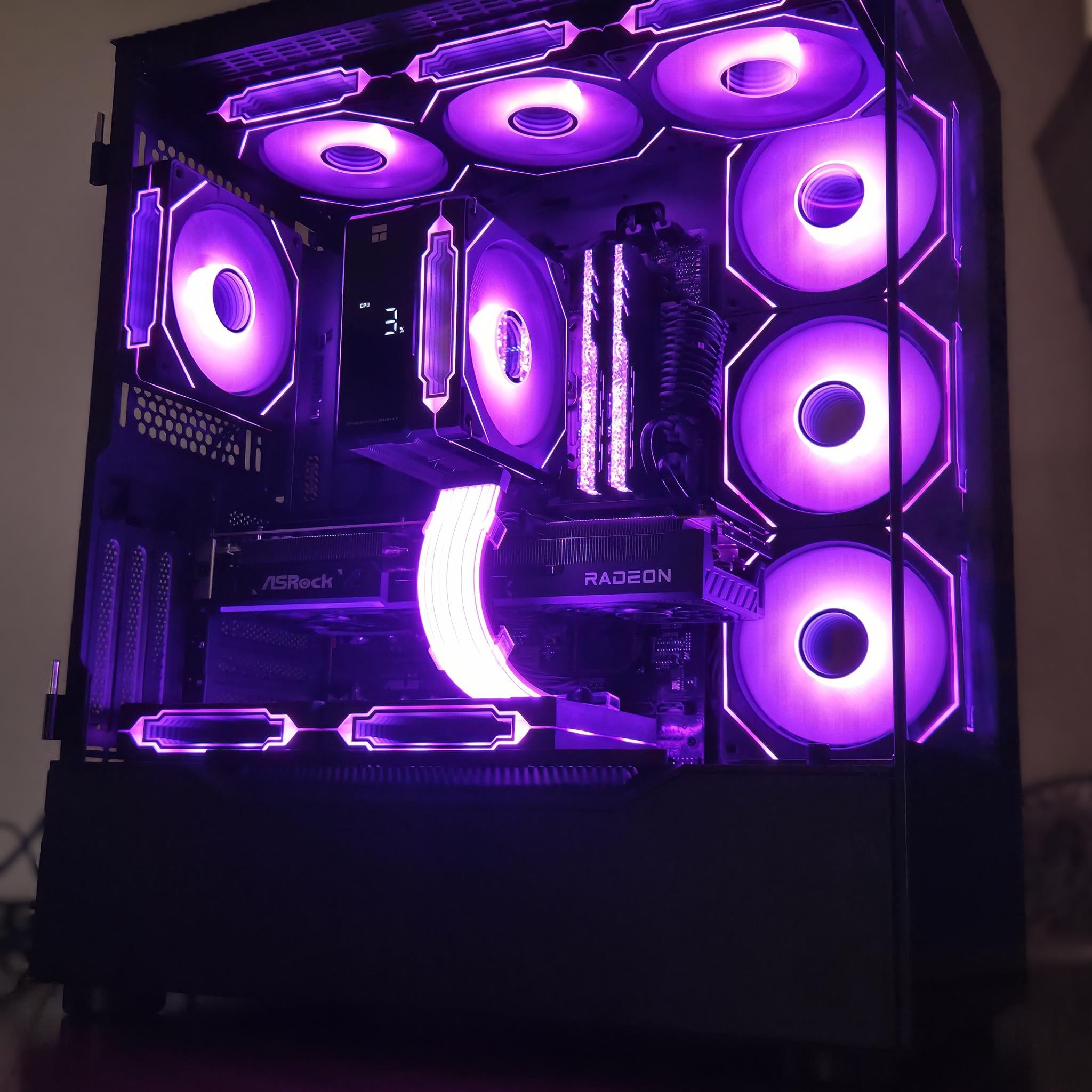 Dynamo!⚡– Ryzen 5 9600X • RX 9070 • 32GB DDR5 6000 • Temp Display • 1440p Gaming PC