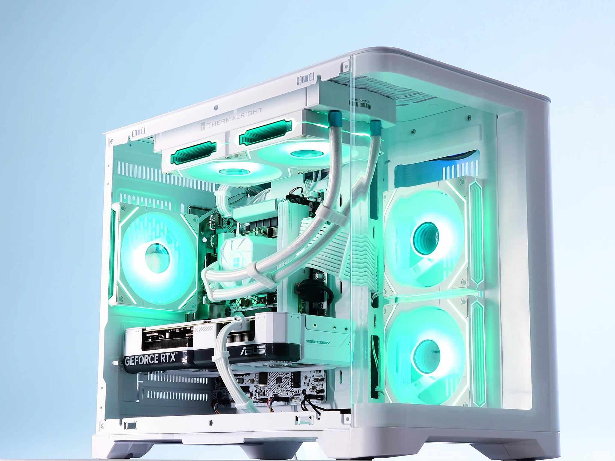 👽💚Liquid Cooled Gaming PC⚪Nvidia RTX 4070 12GB⚪Intel 13400F 10 core⚪32GB DDR5⚪1TB NVME