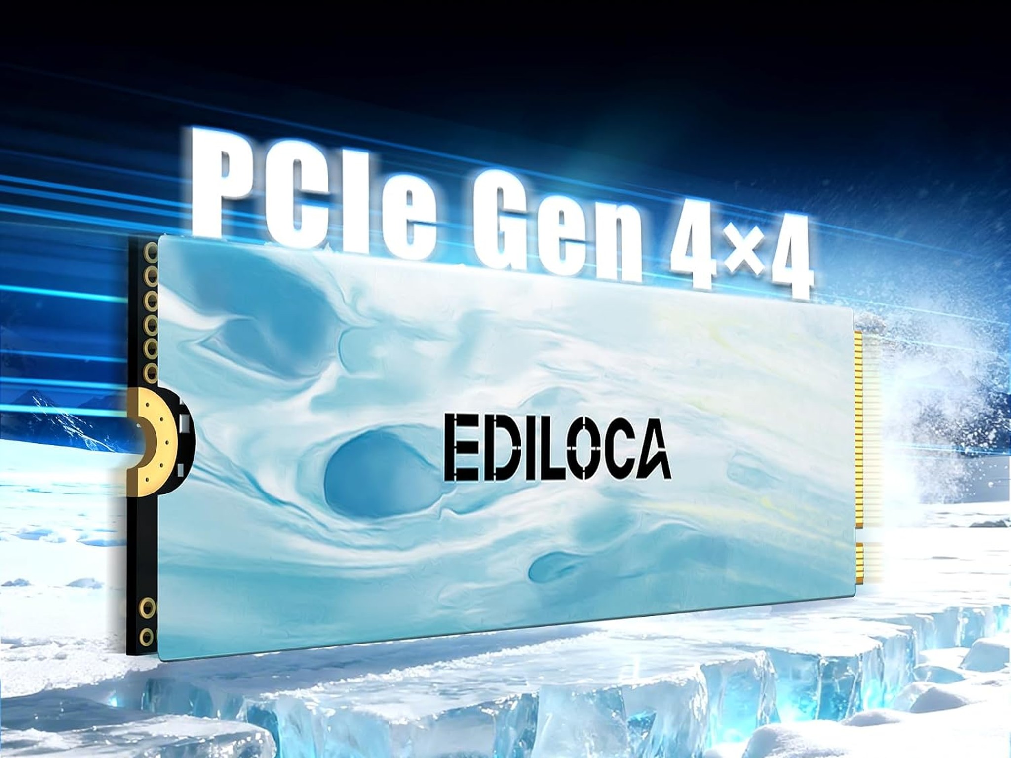Ediloca EN880E M.2 SSD 4TB NVMe SSD M2 2280 PCIe Gen 4x4