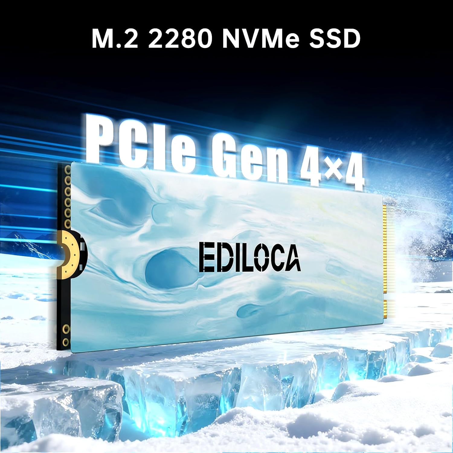 Ediloca EN880E M.2 SSD 4TB NVMe SSD M2 2280 PCIe Gen 4x4