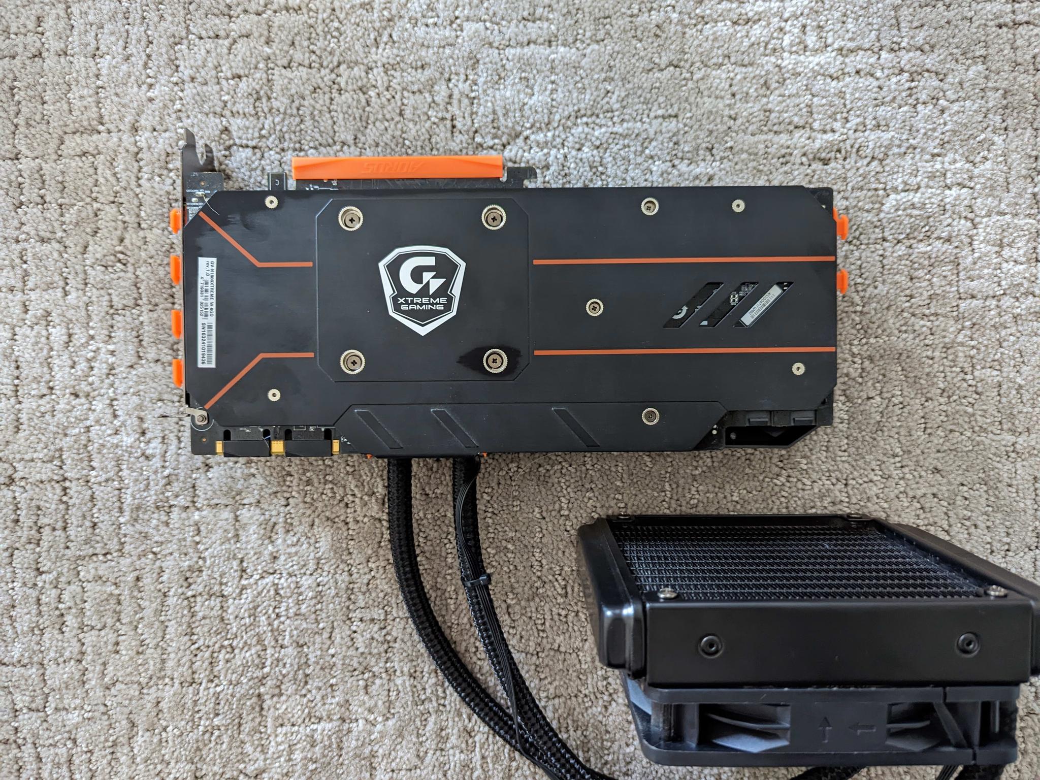 Gigabyte GeForce GTX 1080 8GB Waterforce GPU for $150