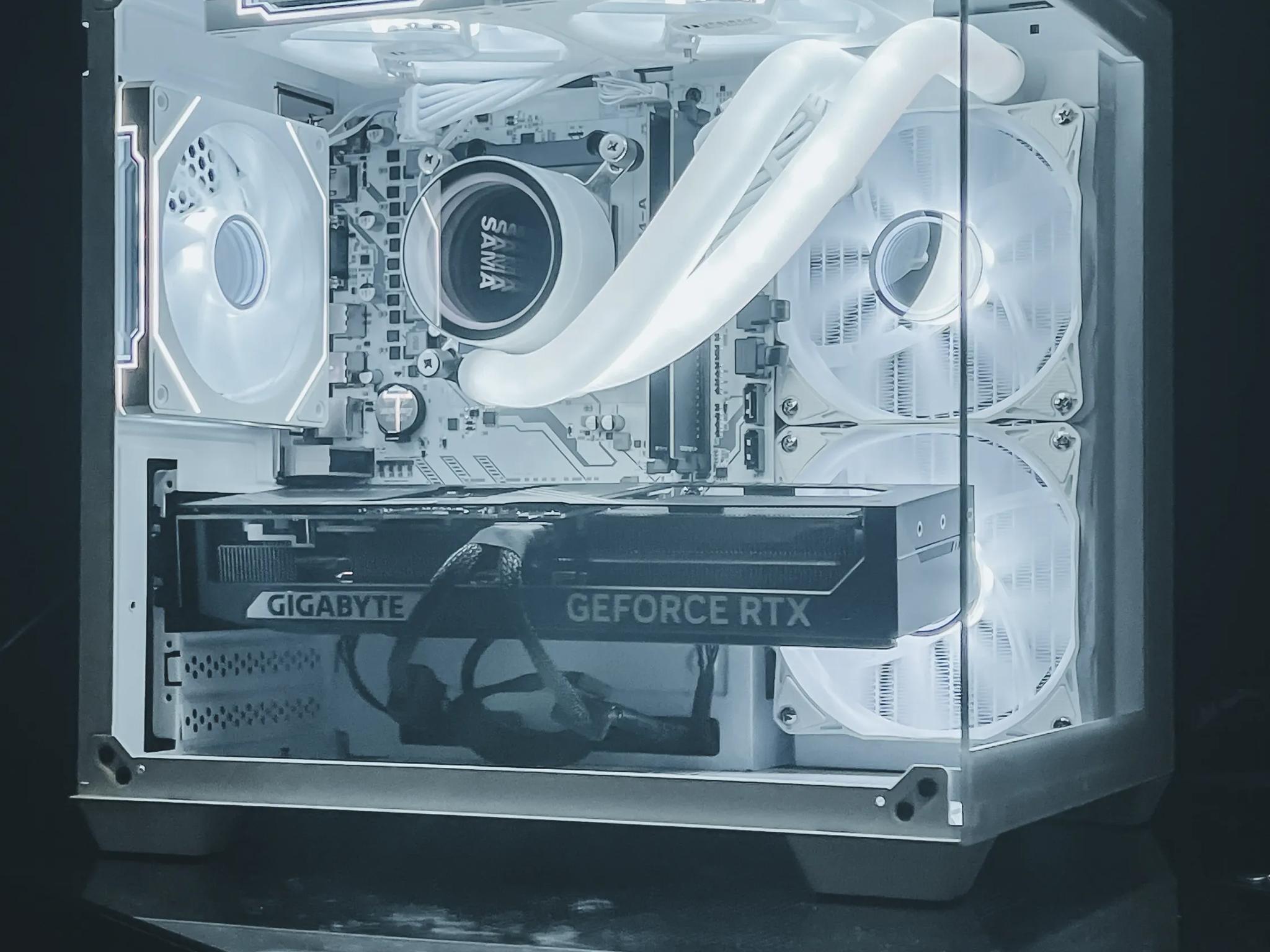 RTX 5070 Gaming PC Computer White RGB