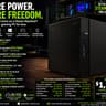 ITX ASROCK STEAM MACHINE DESTROYER 7600X/16G DDR5/50608g/2.5 TB storage/500w