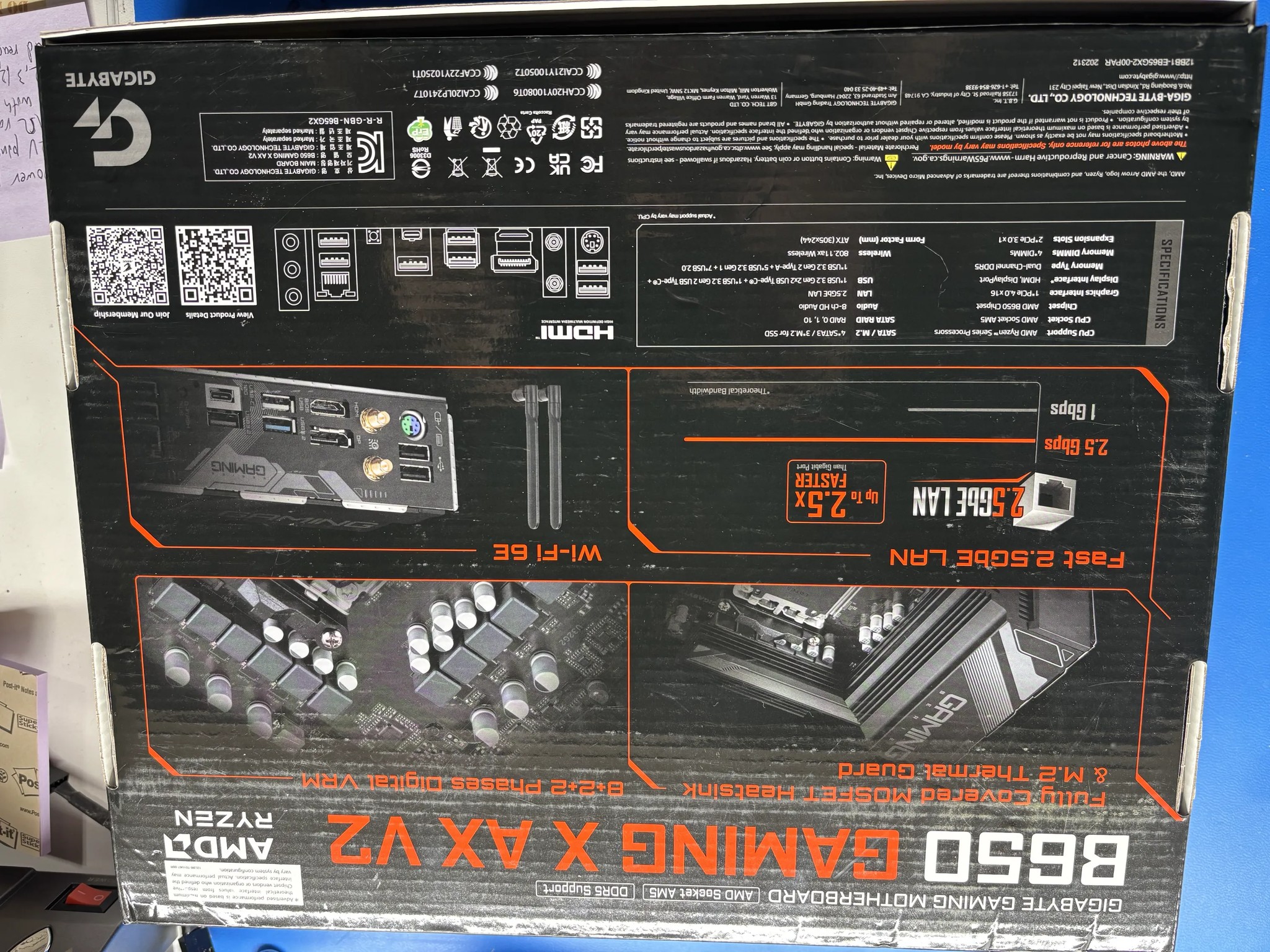 Gigabyte B650 Gaming X AX V2 AMD AM5 ATX Motherboard