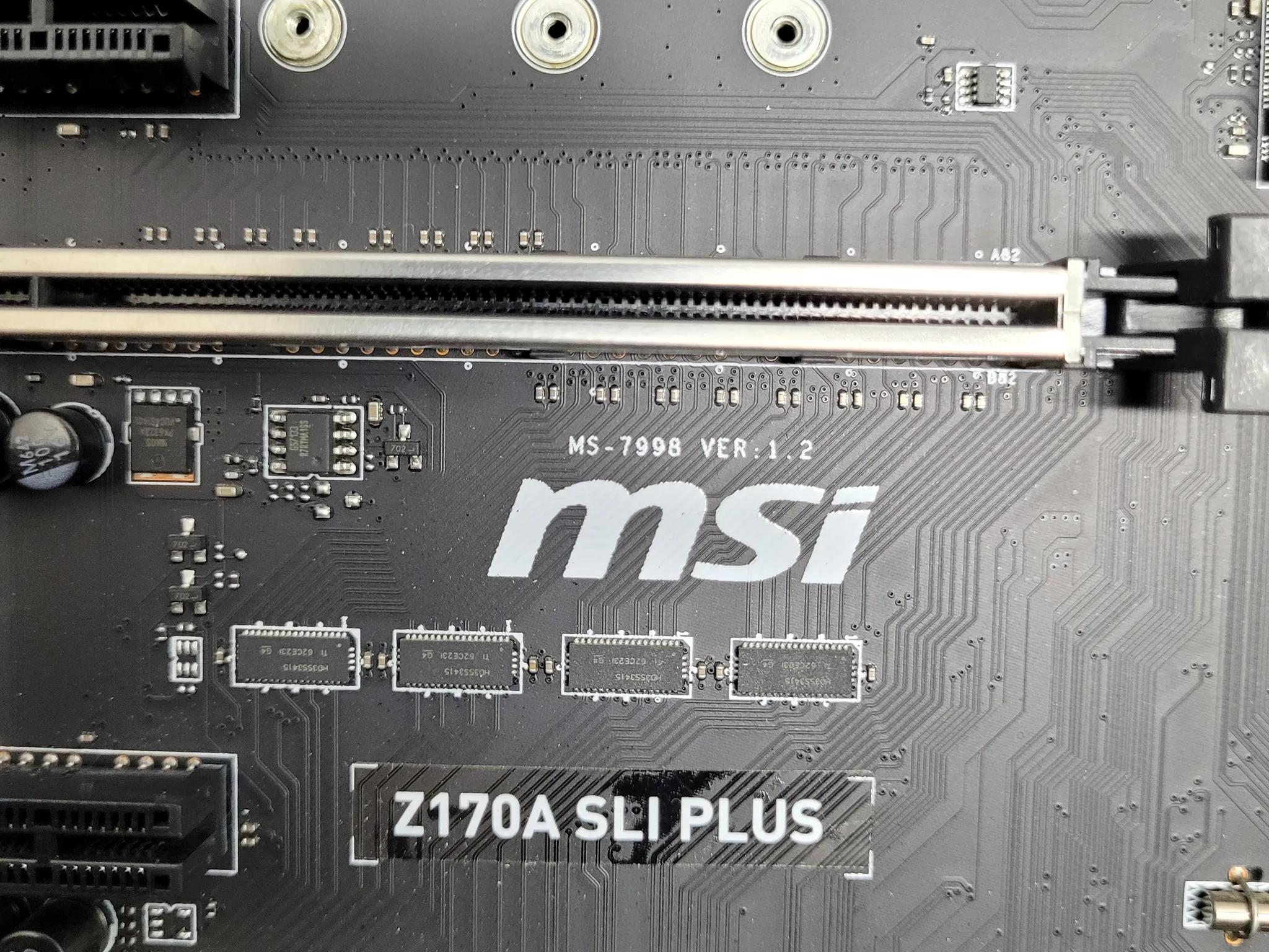MSI Z170A SLI PLUS Motherboard - *READ DESCRIPTION*