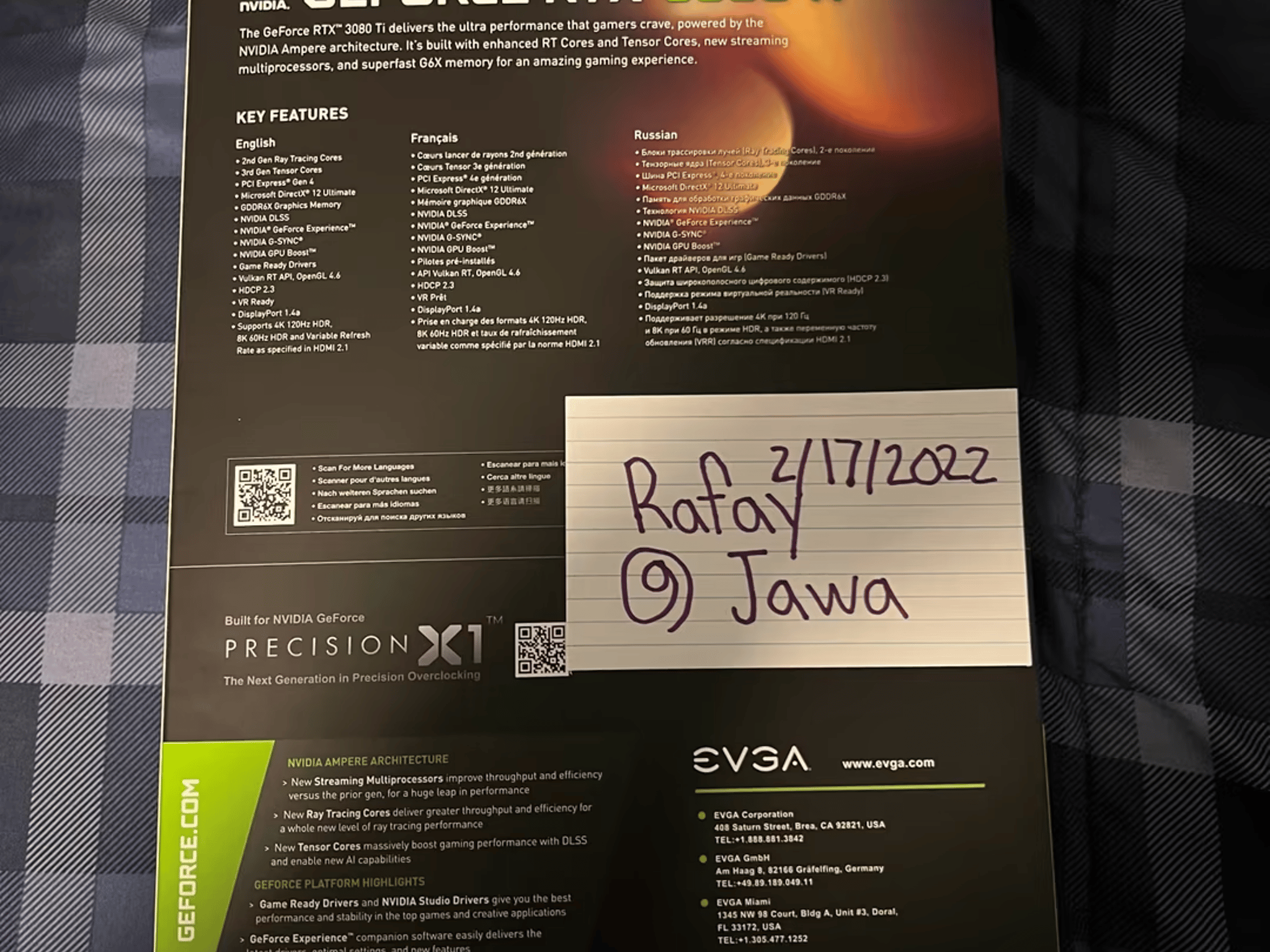 EVGA FTW3 RTX 3080Ti 