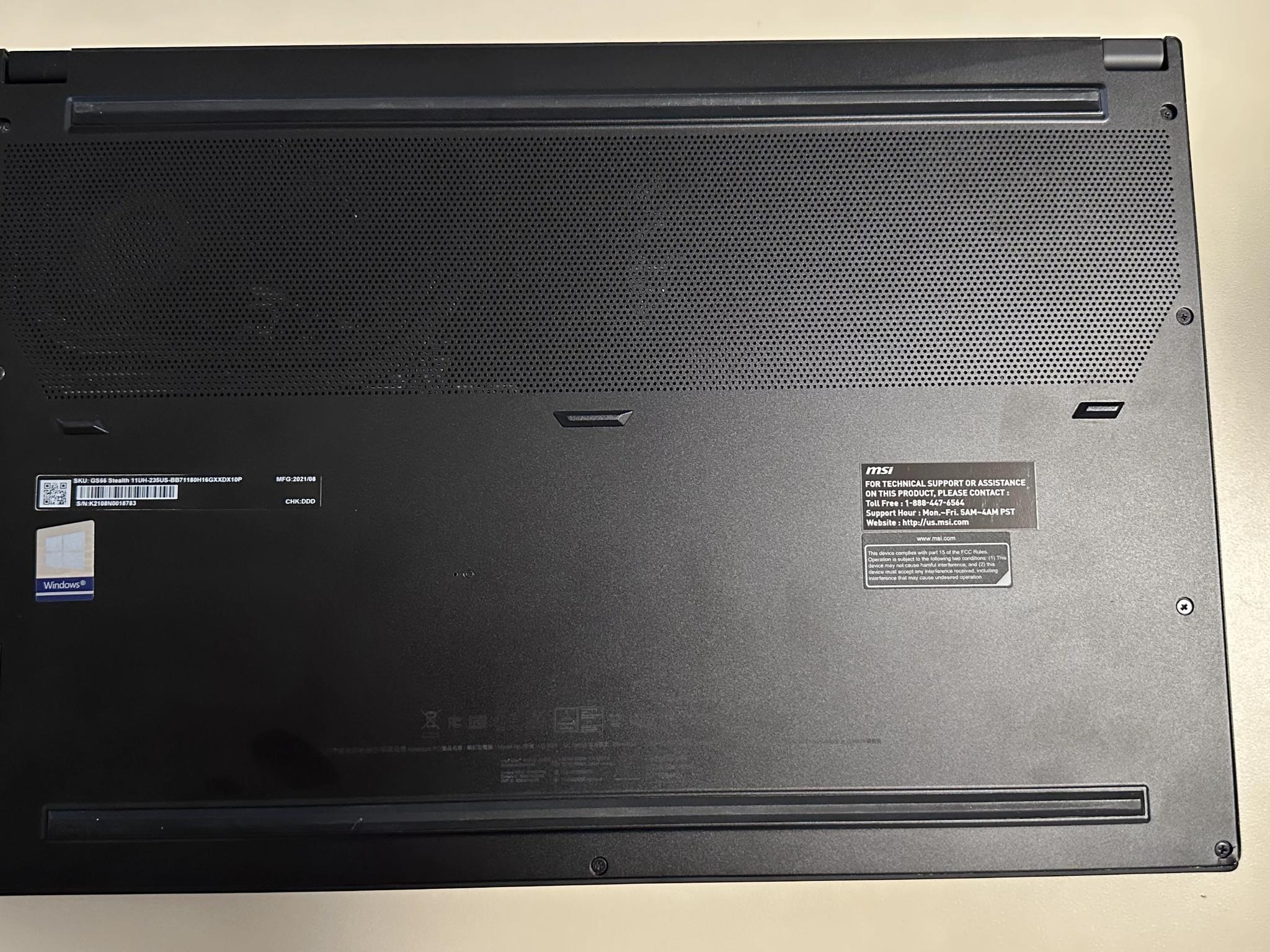MSI GS66 Stealth 11UH-235