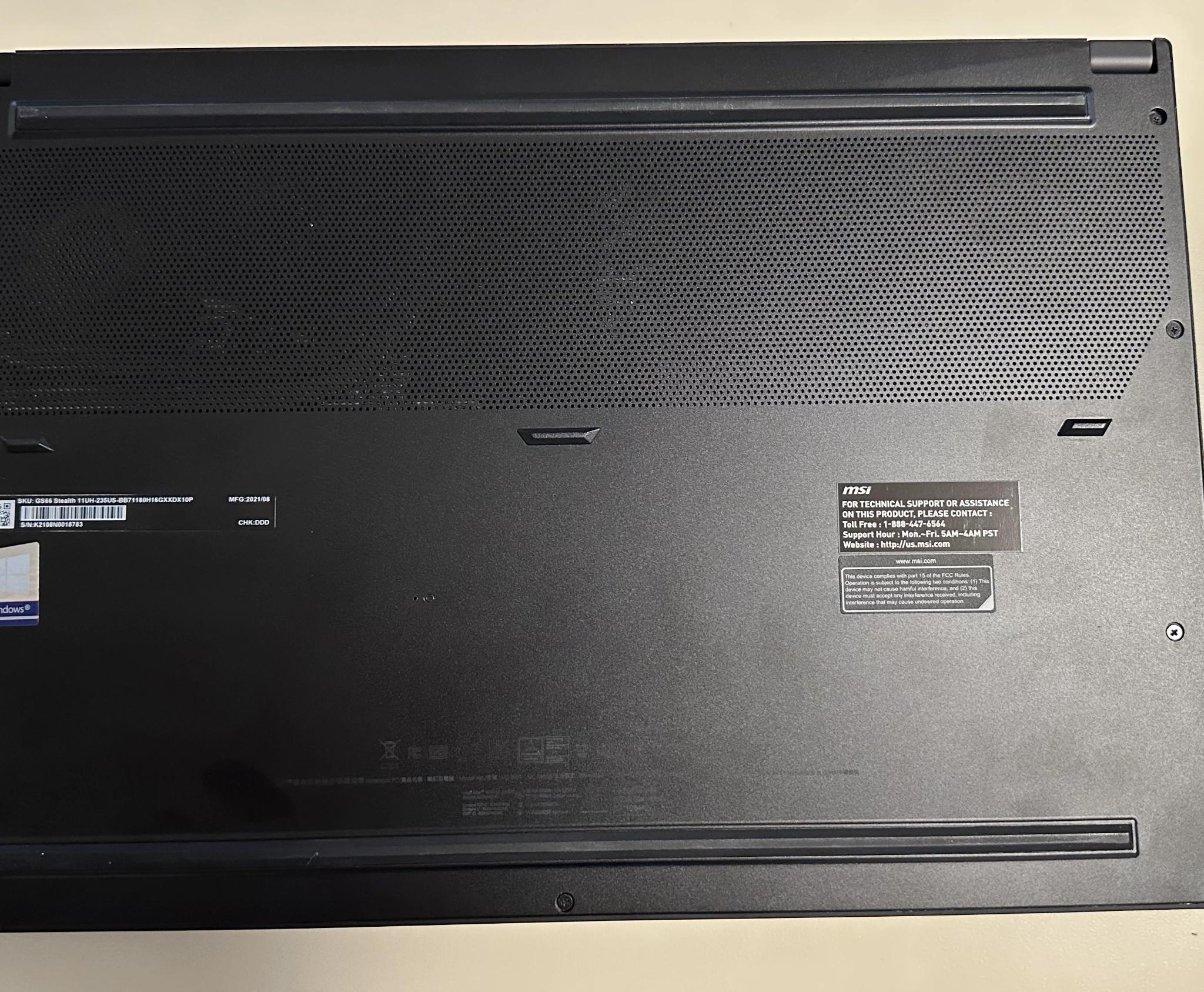 MSI GS66 Stealth 11UH-235