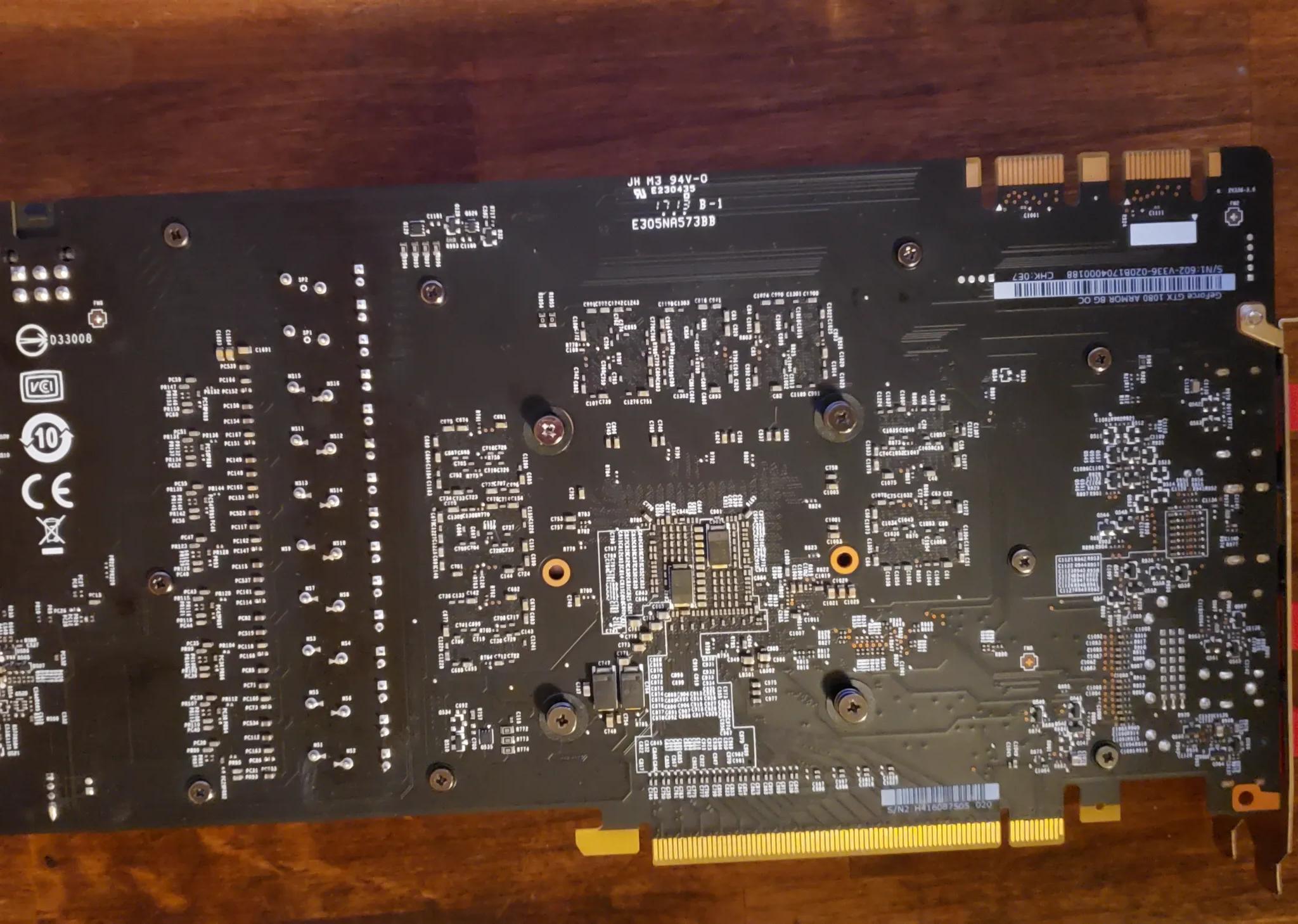 MSi GTX 1080 Armor 8G OC