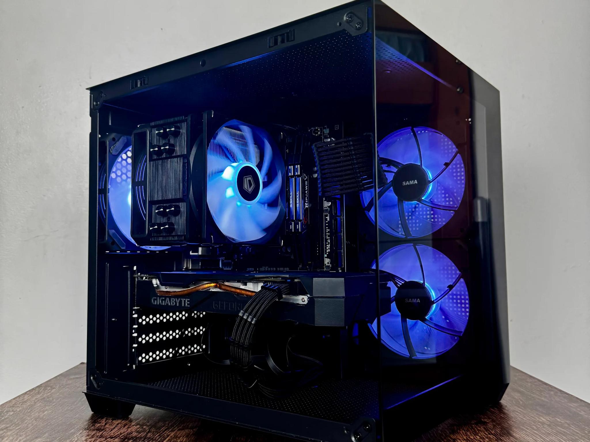 🖤Black🖤 Budget Gaming PC (Ryzen 5 2600 + RTX 2060 Super + 16gb Ram)