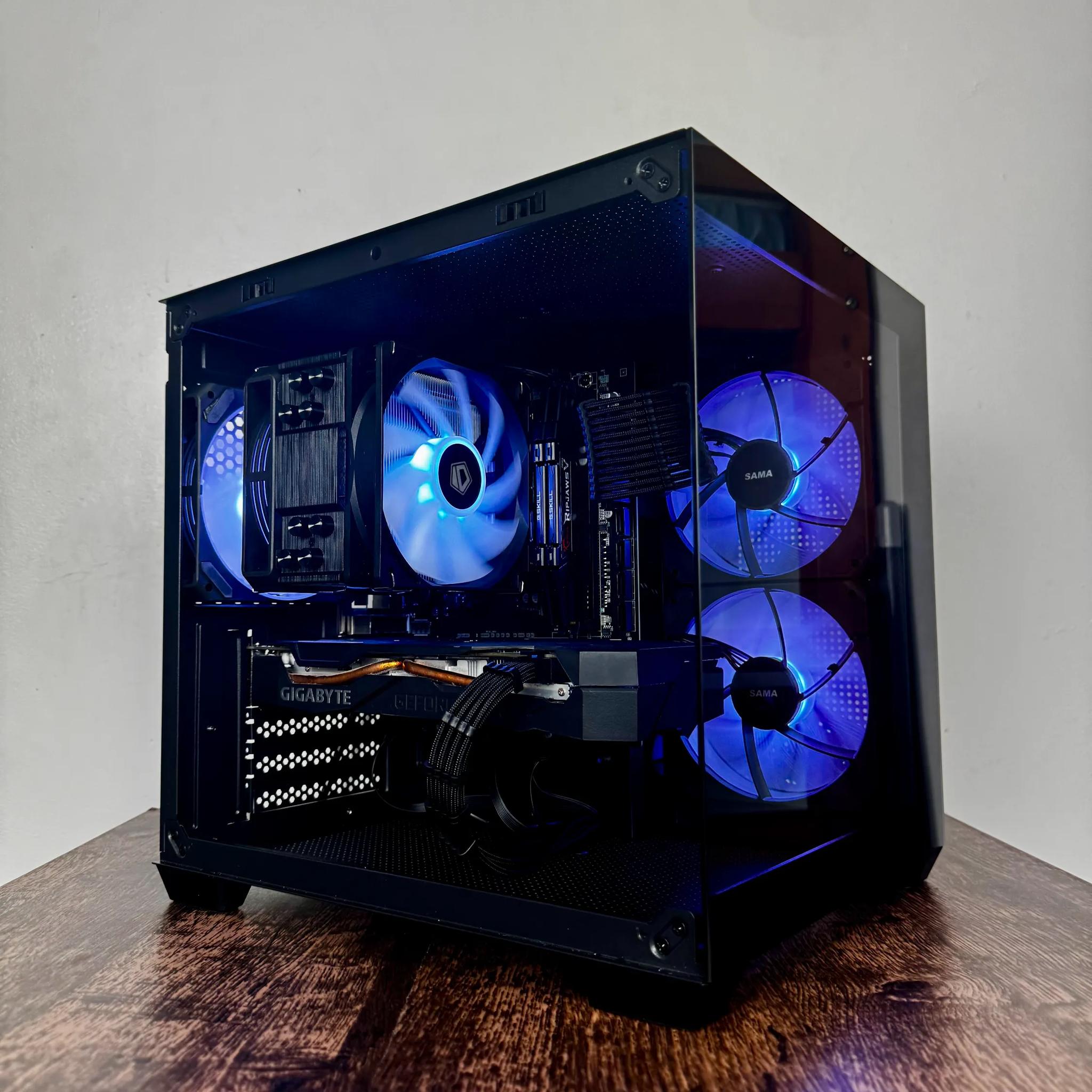 🖤Black🖤 Budget Gaming PC (Ryzen 5 2600 + RTX 2060 Super + 16gb Ram)