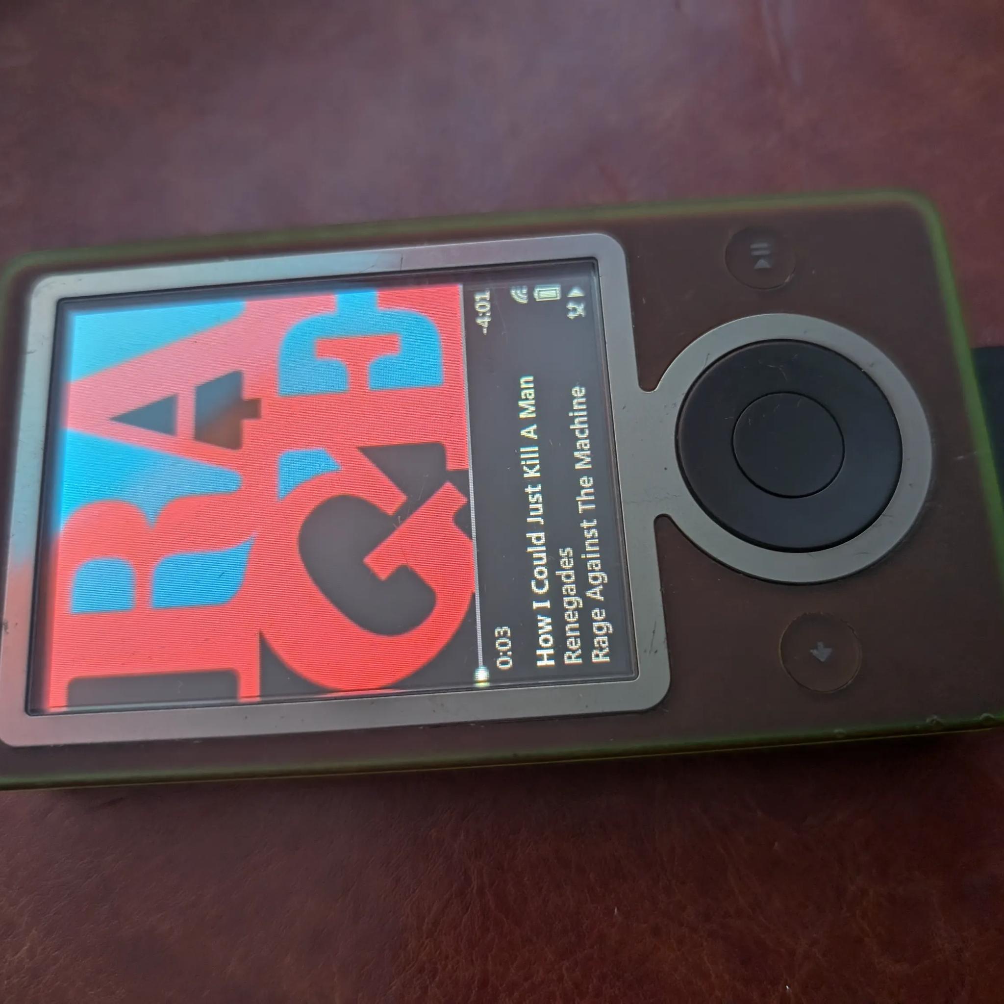 Zune Brown & Green WORKS
