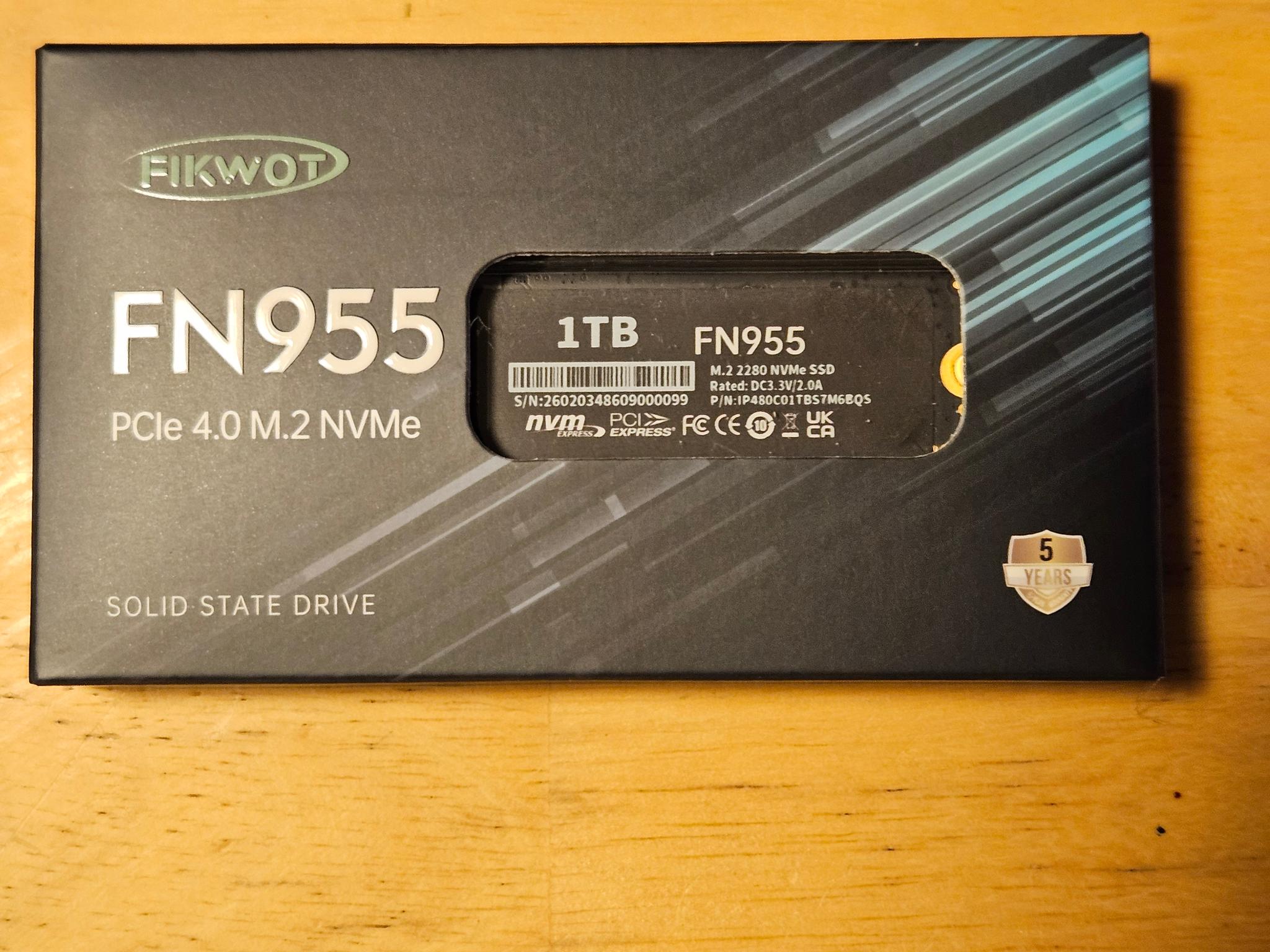 Fikwot FN 970 1TB nvme ssd
