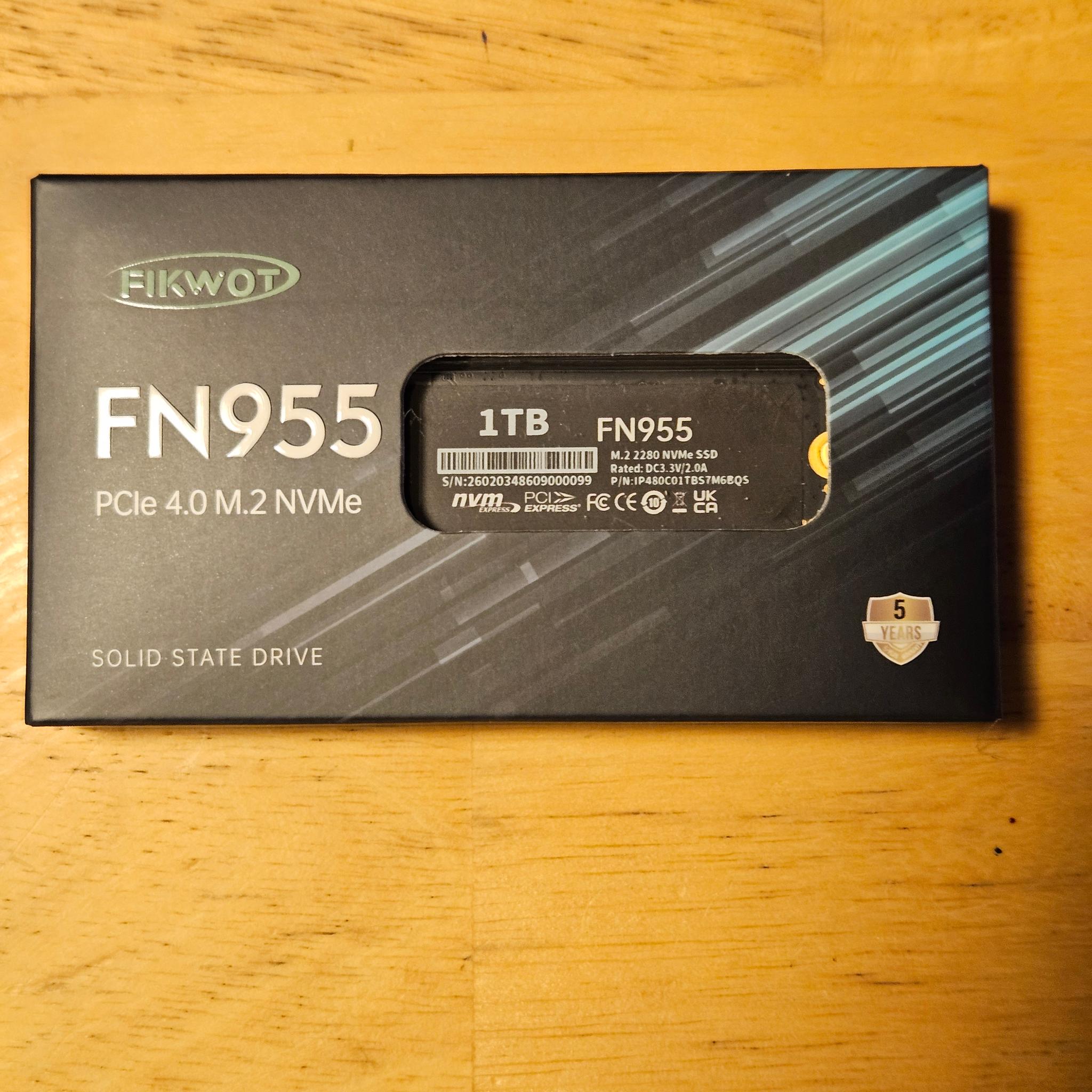 Fikwot FN 970 1TB nvme ssd