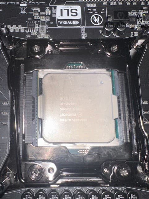 EVGA X299 MicroATX MOBO Bundle with I9-10900K Installed