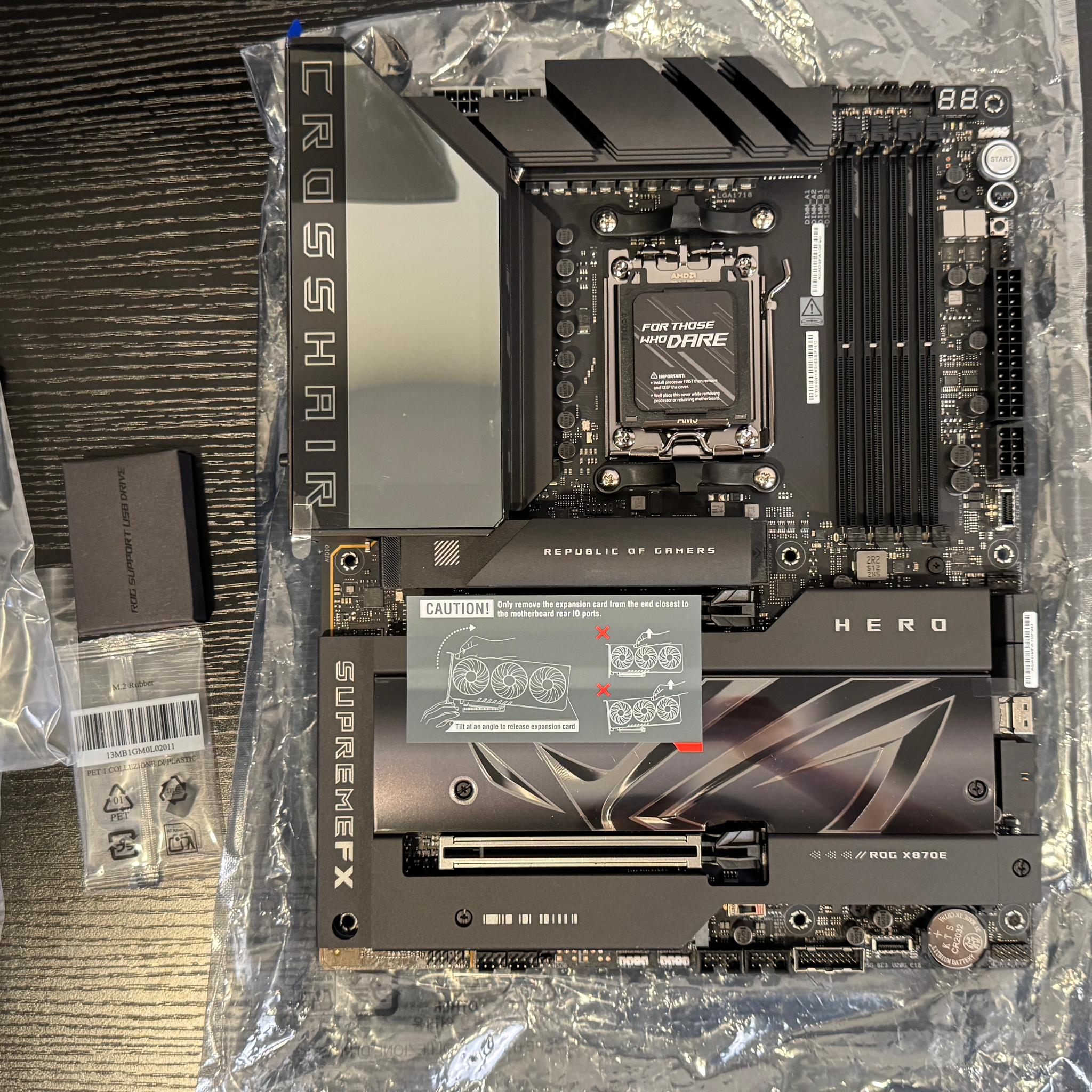 Asus Rog X870E Crosshair Hero - Brand New