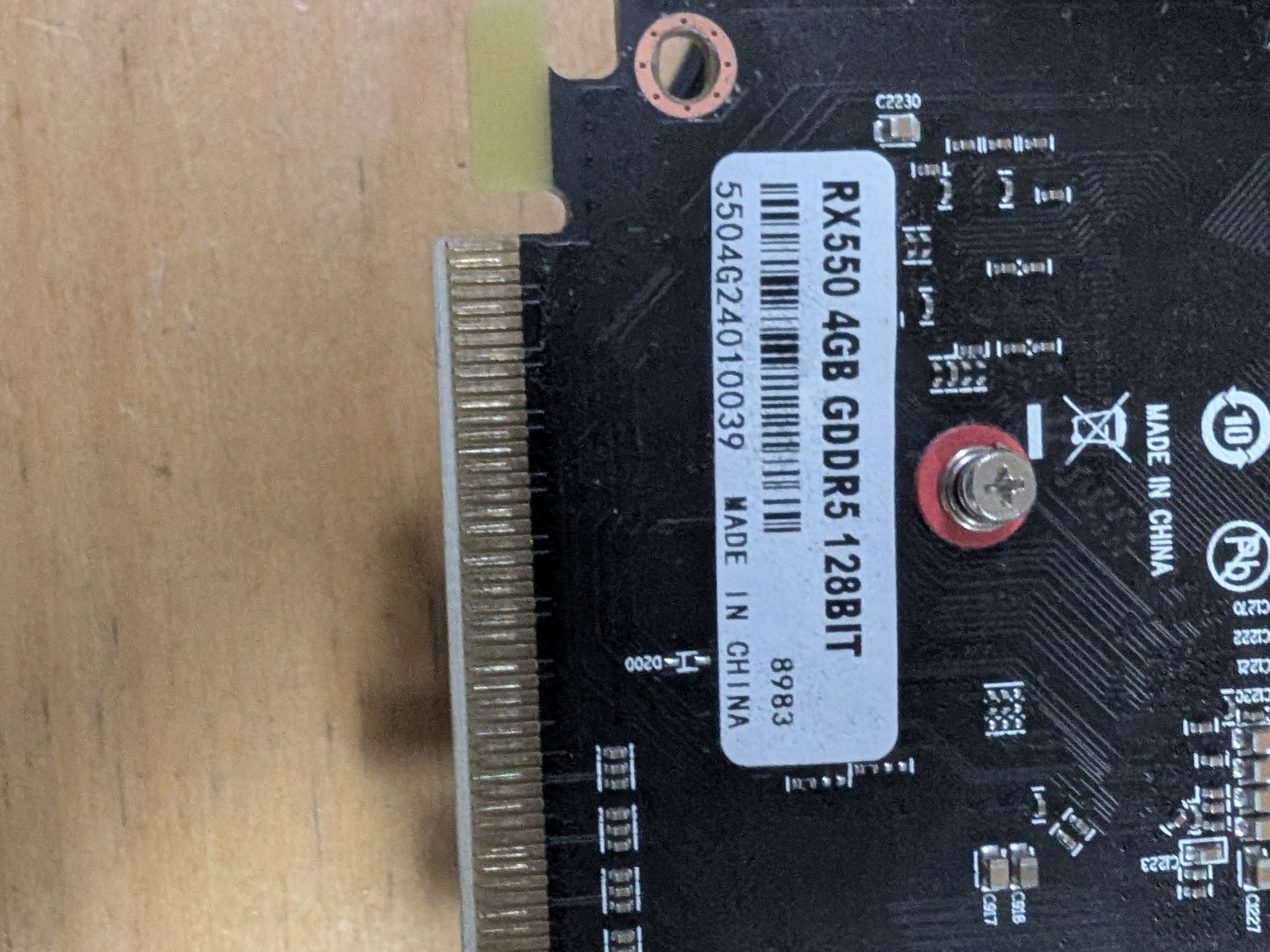 AMD RX 550 4GB