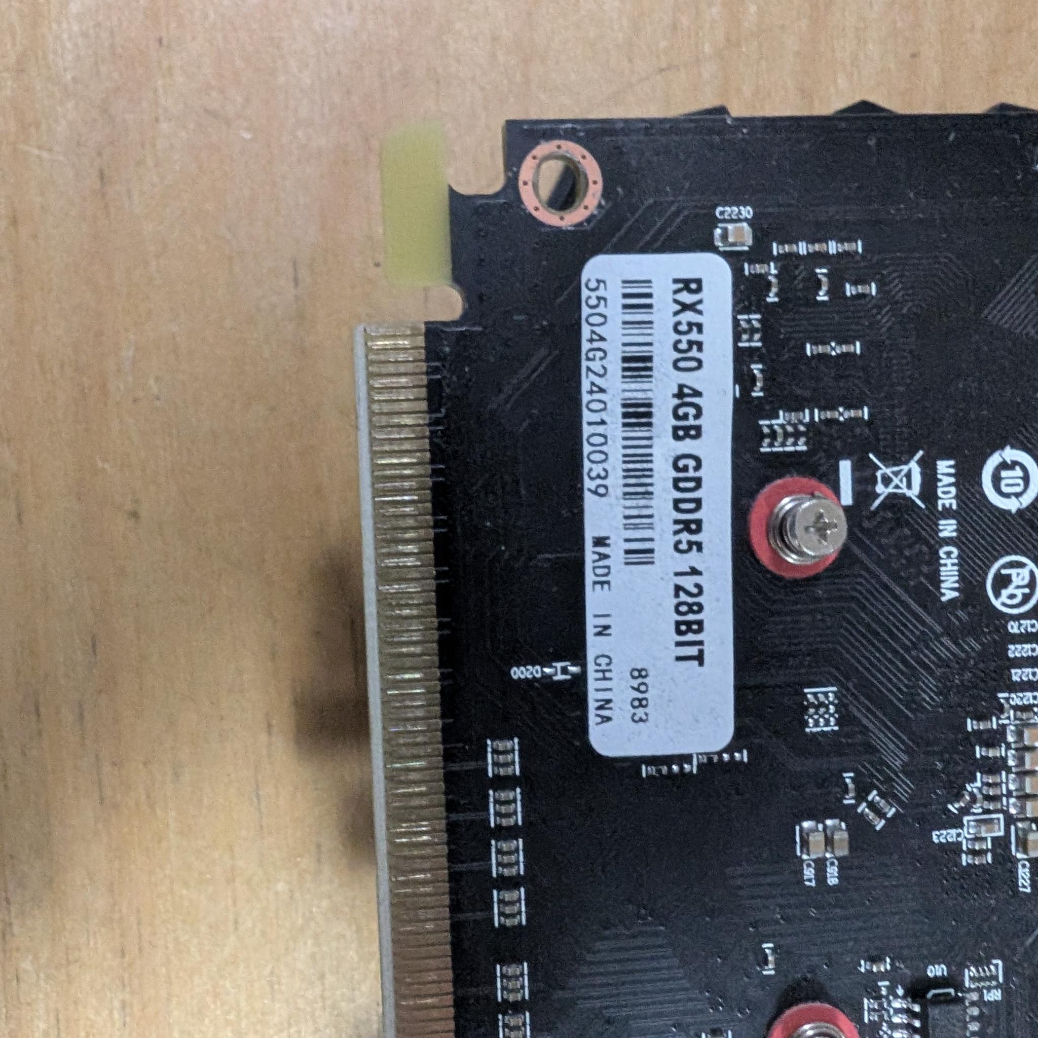 AMD RX 550 4GB