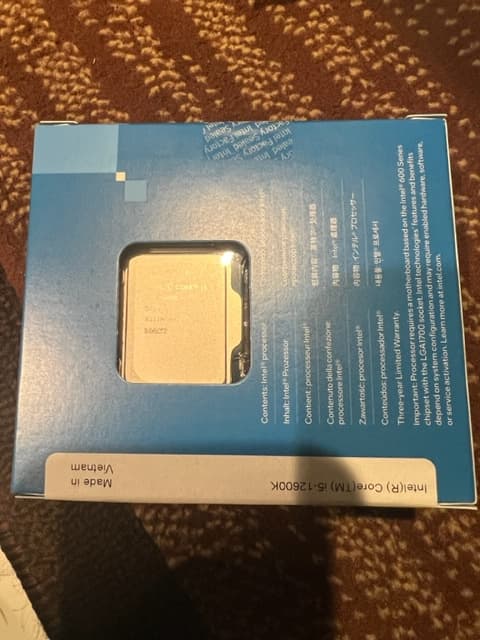 Intel i5 12600K 