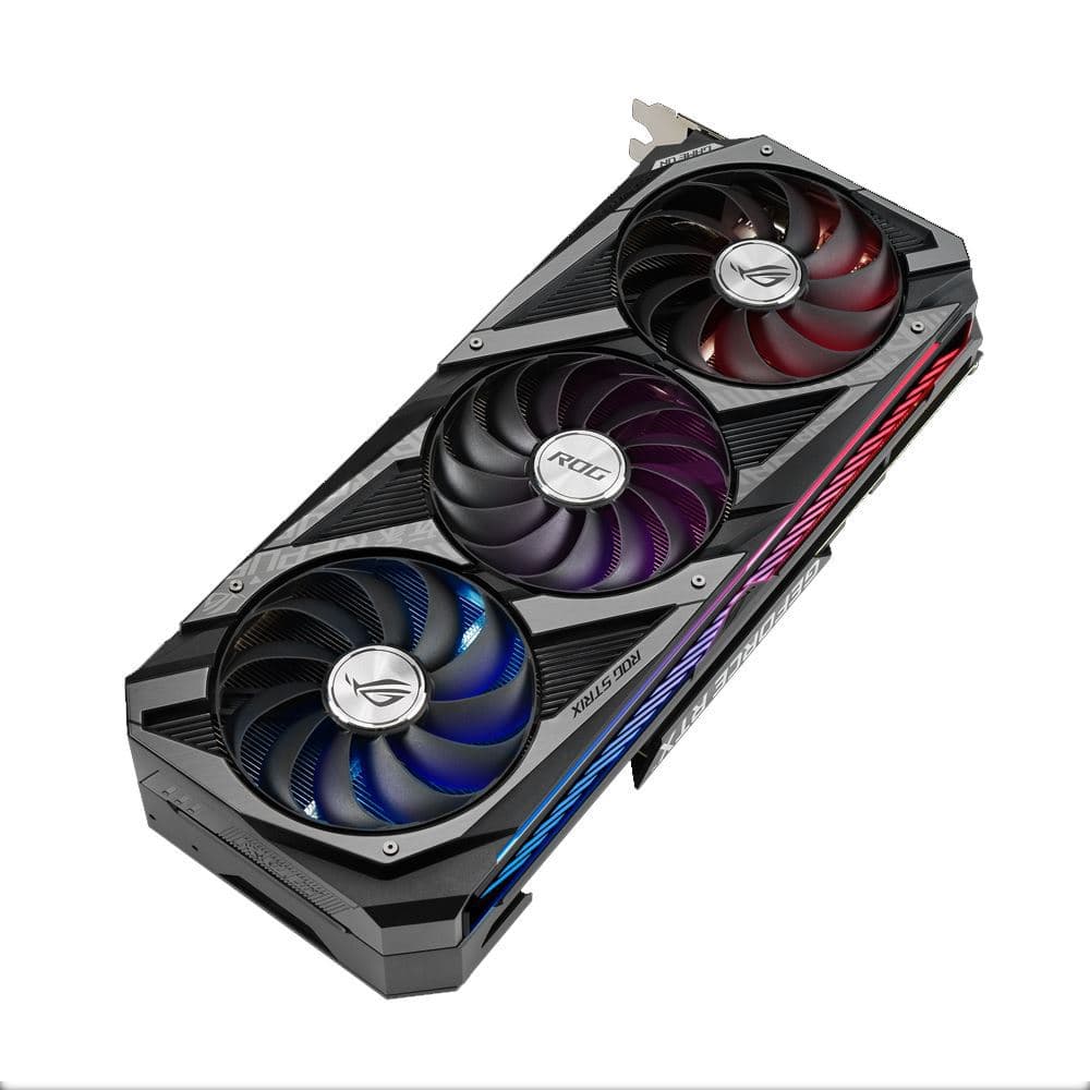 ASUS GeForce RTX 3080 Strix Overclocked Triple-Fan 10GB GDDR6X PCIe 4.0 Graphics Card