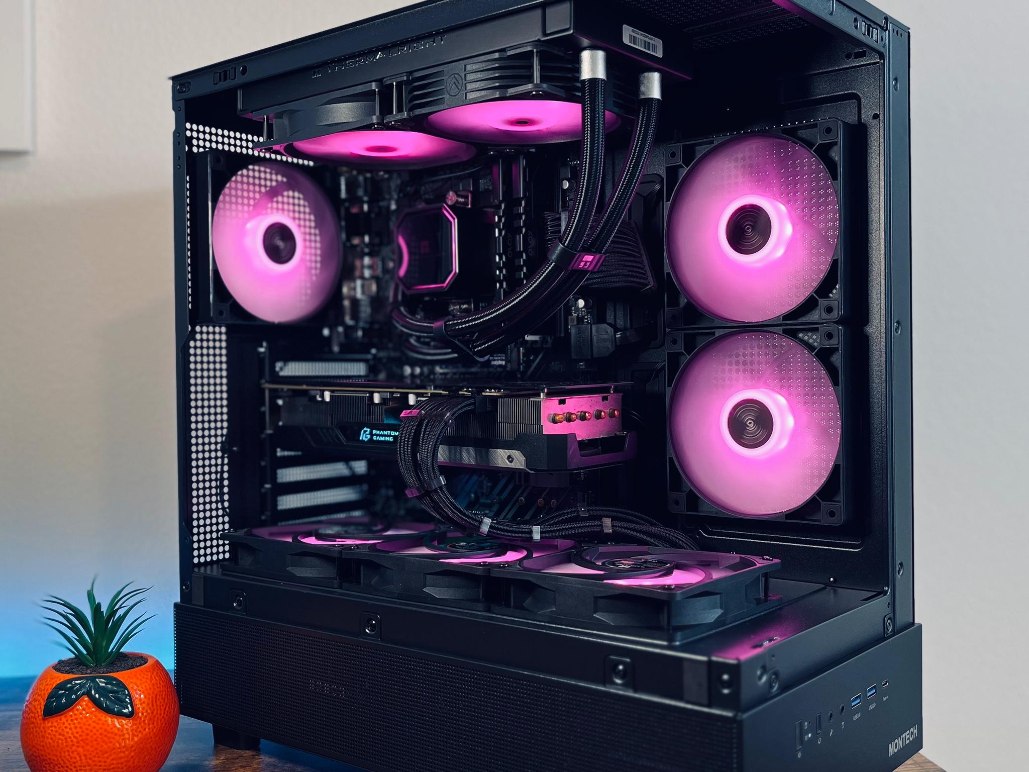 Black Gaming PC(RX 5700xt+ i5 8400)