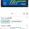 512gb Timetec SATA SSD + Black SATA Cable