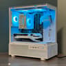 All White RTX Gaming PC