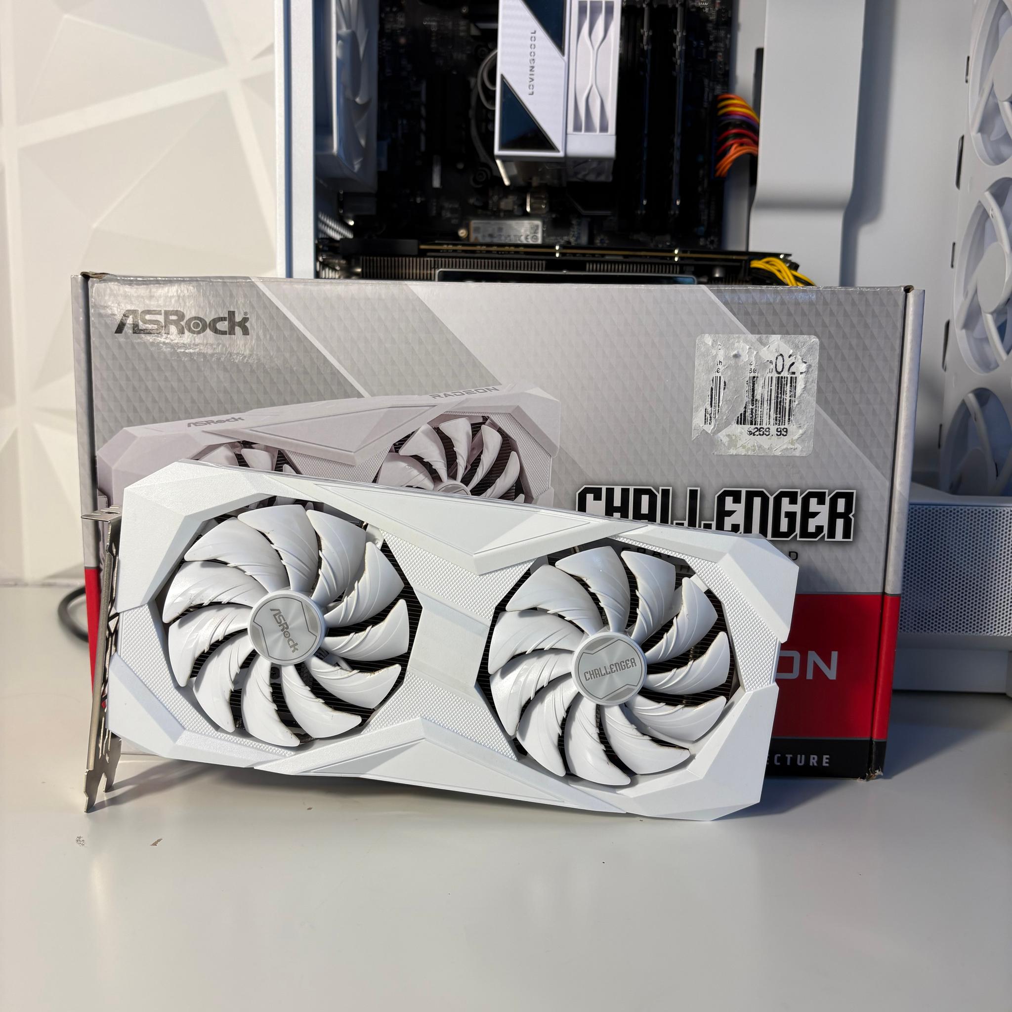 AMD Radeon RX 6600 8GB - Asrock Challenger White