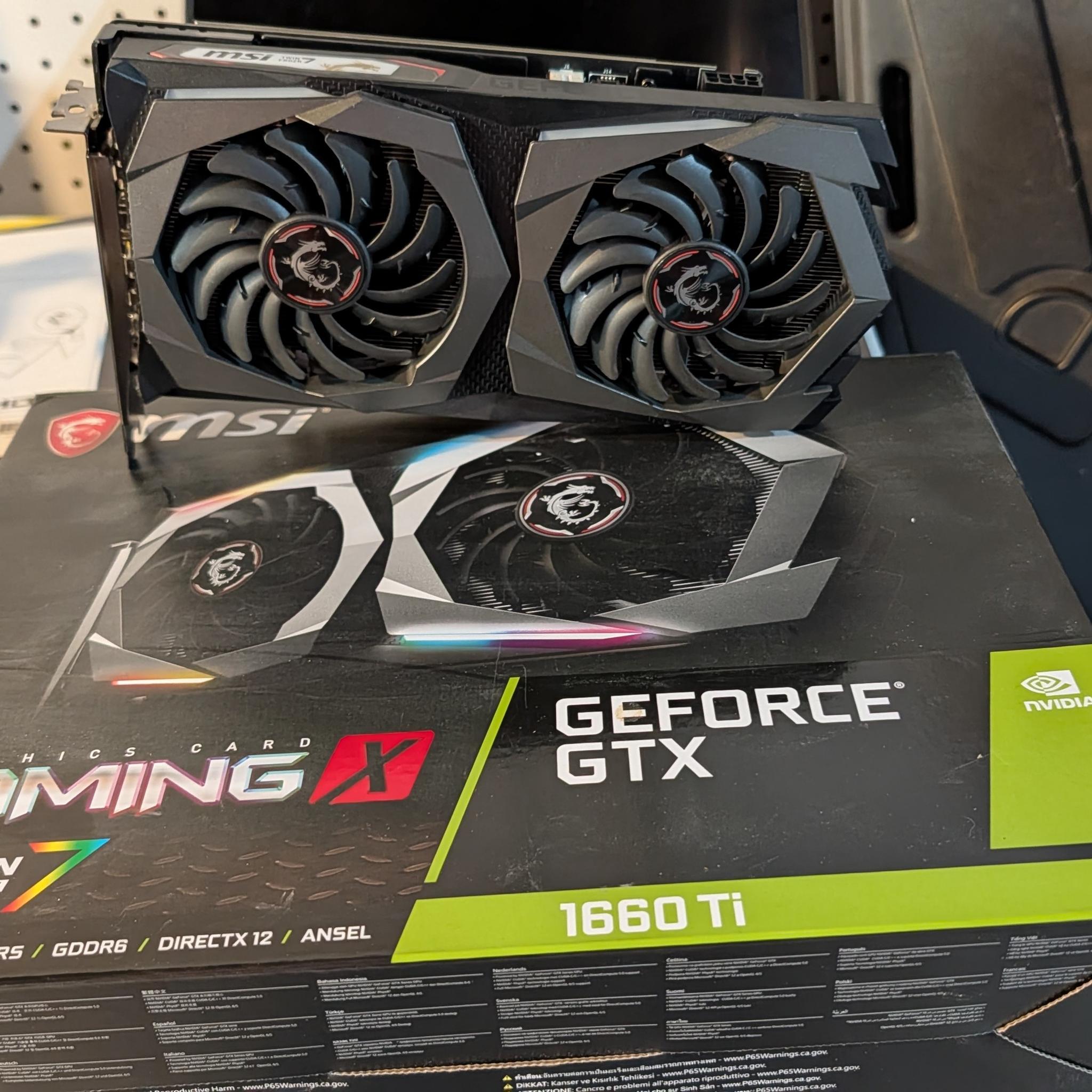 GTX 1660 Ti GAMING X 6G MSI
