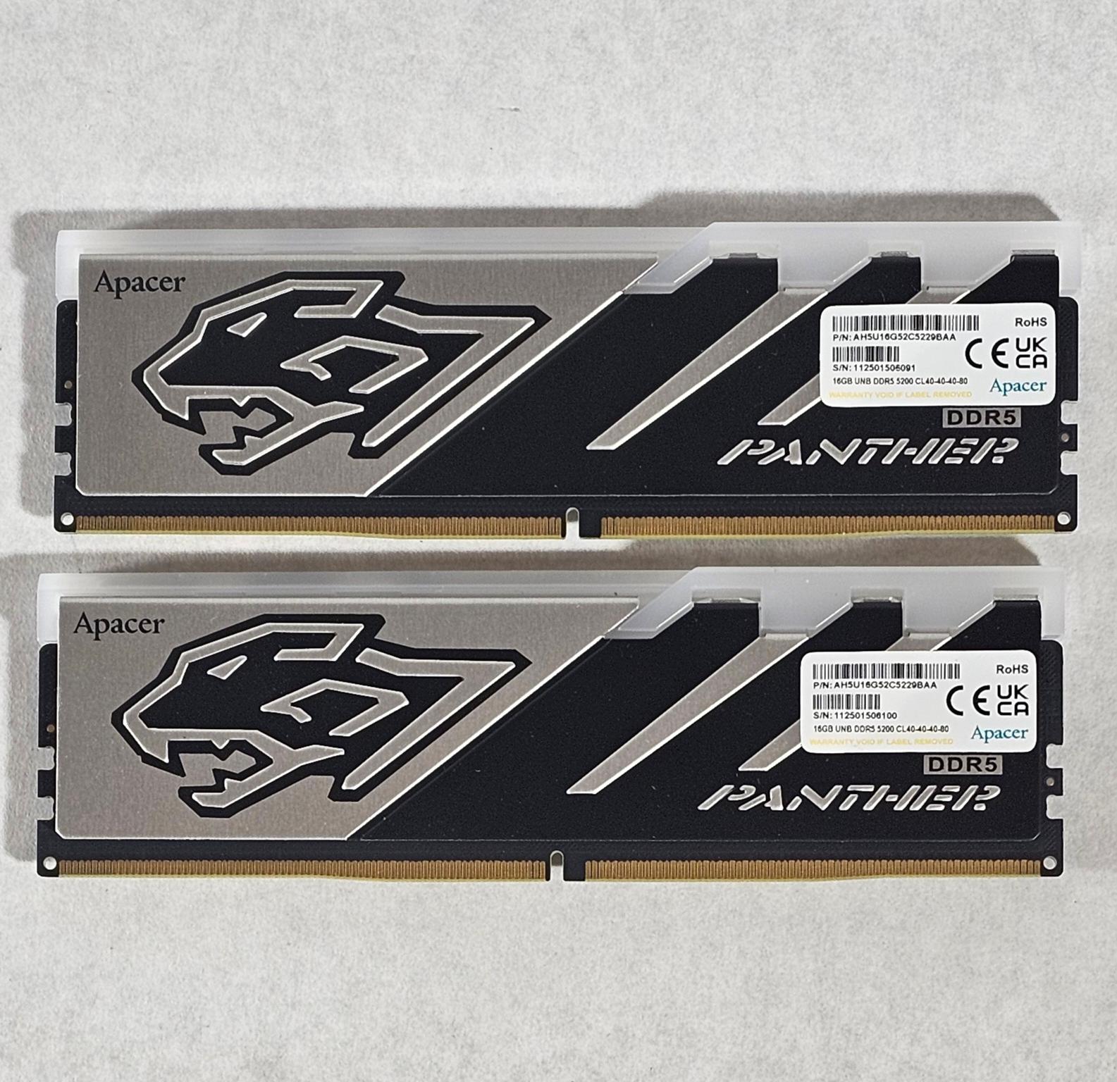 Apacer Panther RGB 32GB (2x16GB) DDR5-6000 CL40 Memory - Image 3