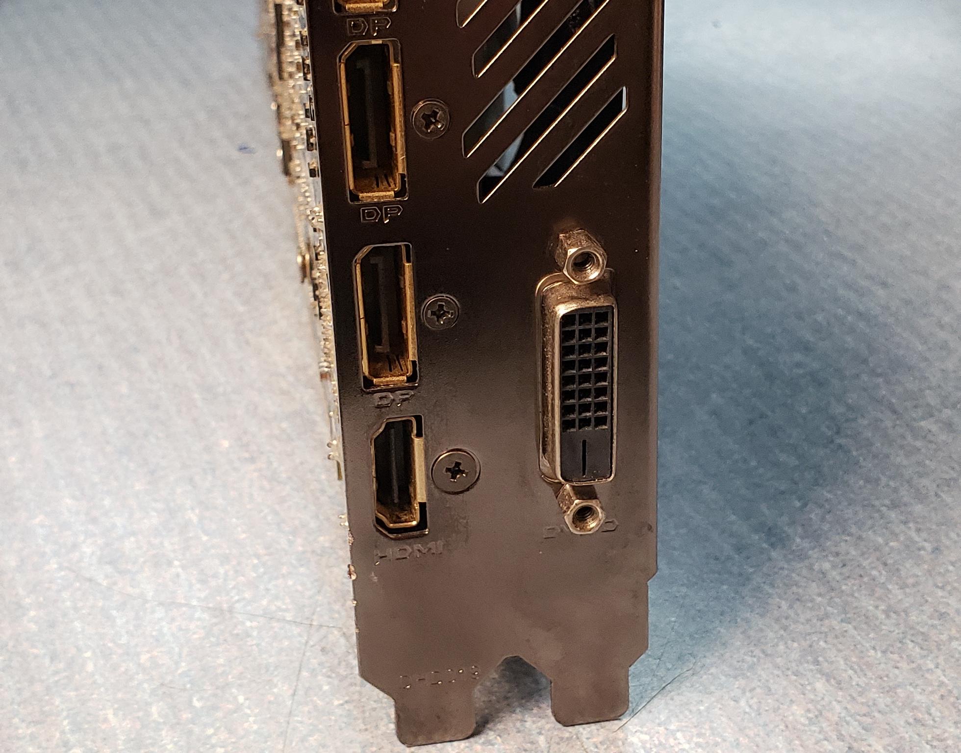 PNY GTX 1070 graphics card.