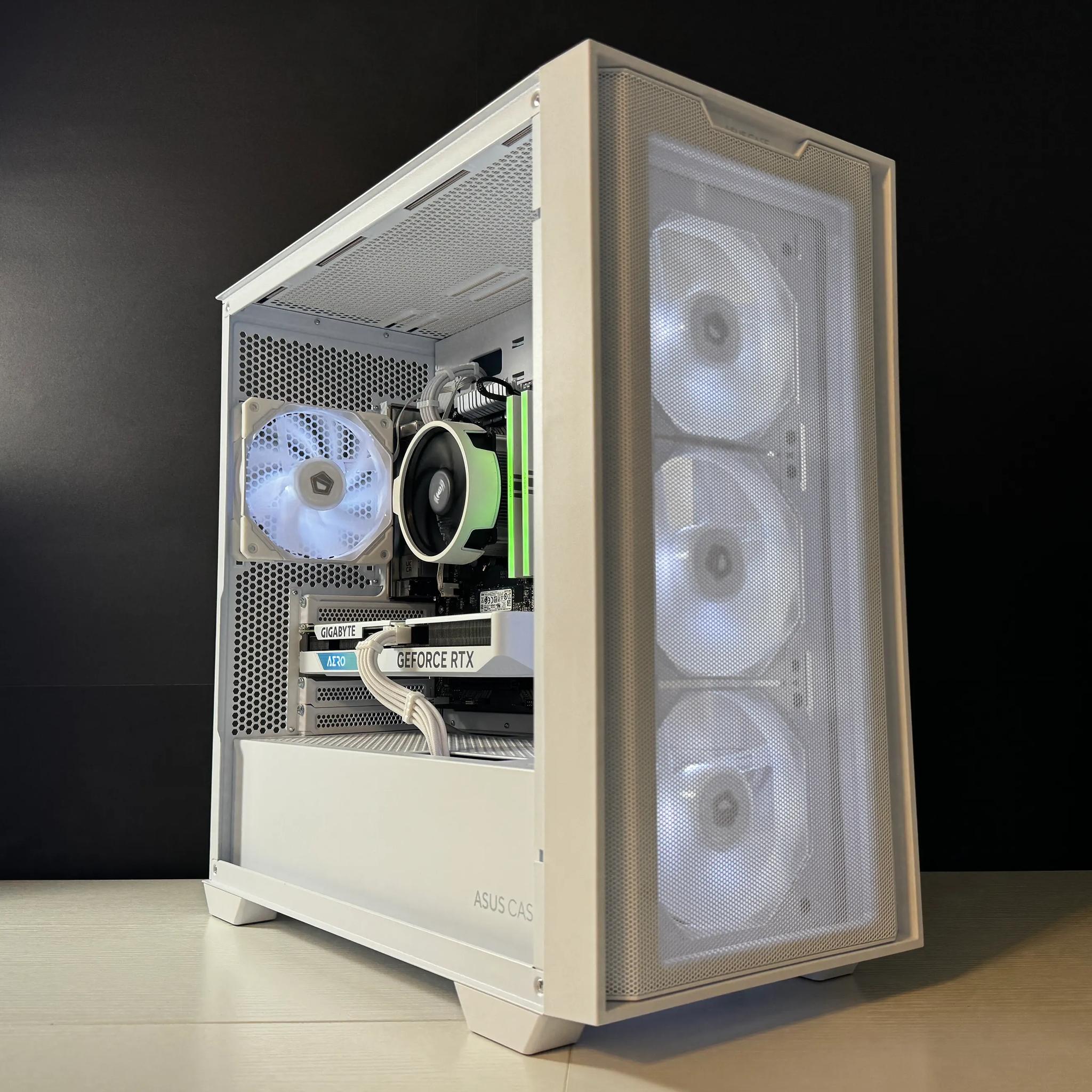 🧊FROST🧊 Gaming PC | AMD Ryzen 5 3600 | 16GB DDR4 | RTX 4060 | 1TB m.2 SSD | Win11 PRO | Wi-Fi