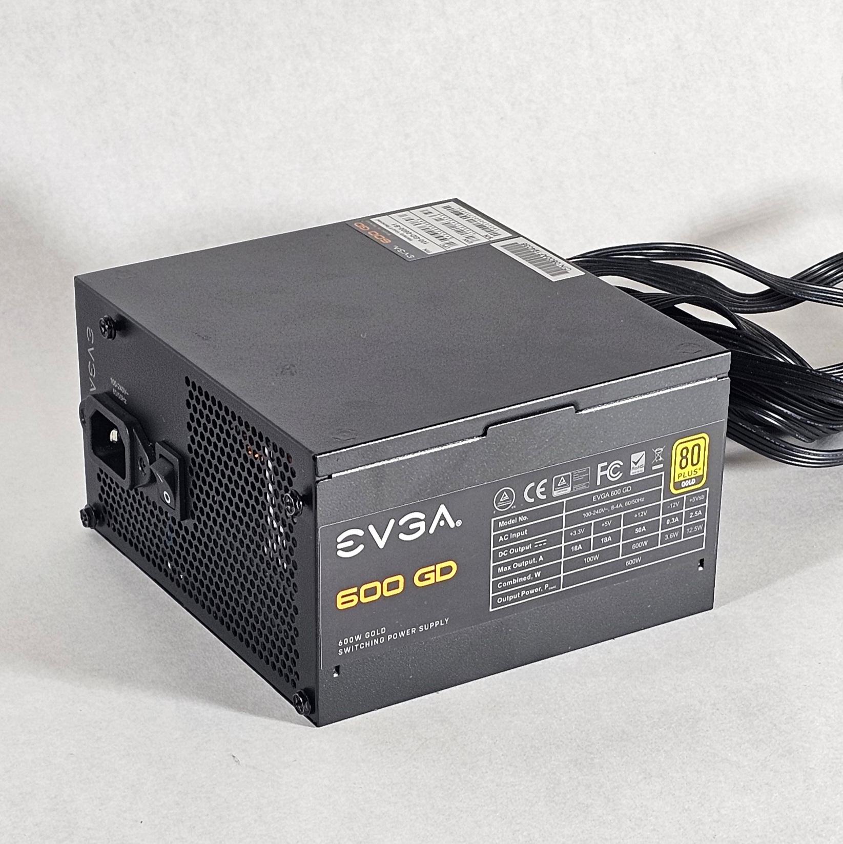 600 Watt PSU EVGA 600 GD 80+ Gold ATX Power Supply