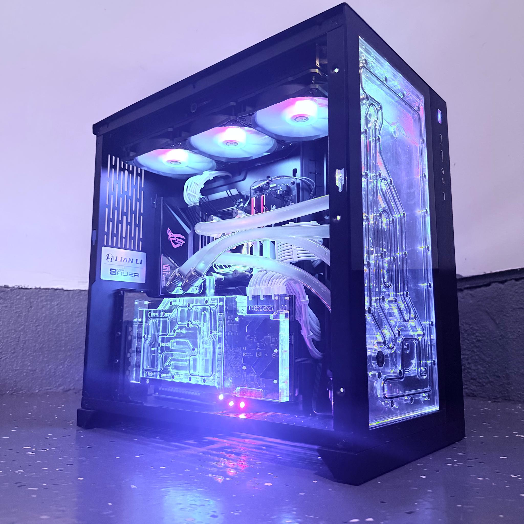 💧"Liquid Nebula"🌈| 4k Gaming | Ryzen 9 5900X | RTX 3080 Ti | 32GB Ram | 1TB NVMe | Free Shipping