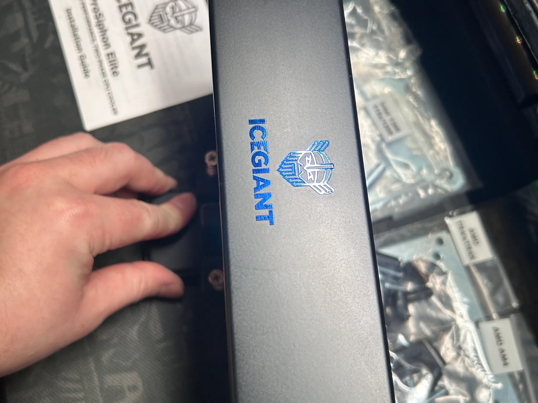 ICEGIANT PROSIPHON ELITE CPU COOLER SUPPORTS AM4, AM5, TR4, LGA - USED NO FANS