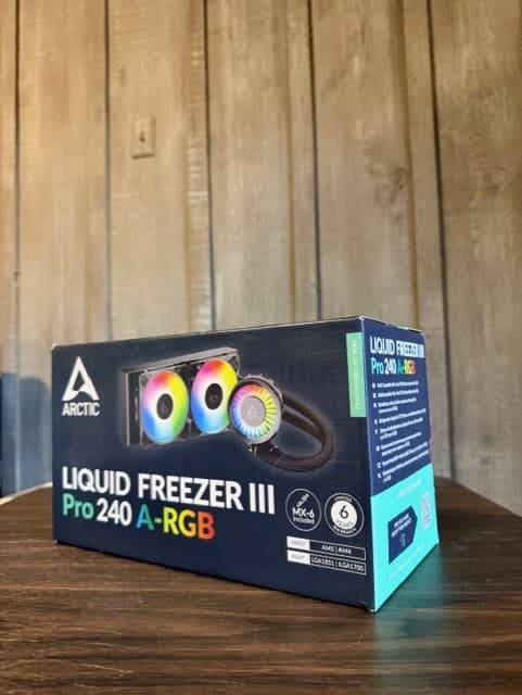 BNIB ARCTIC Liquid Freezer III Pro 240 A-RGB - 240 mm AIO CPU Cooler (Black)