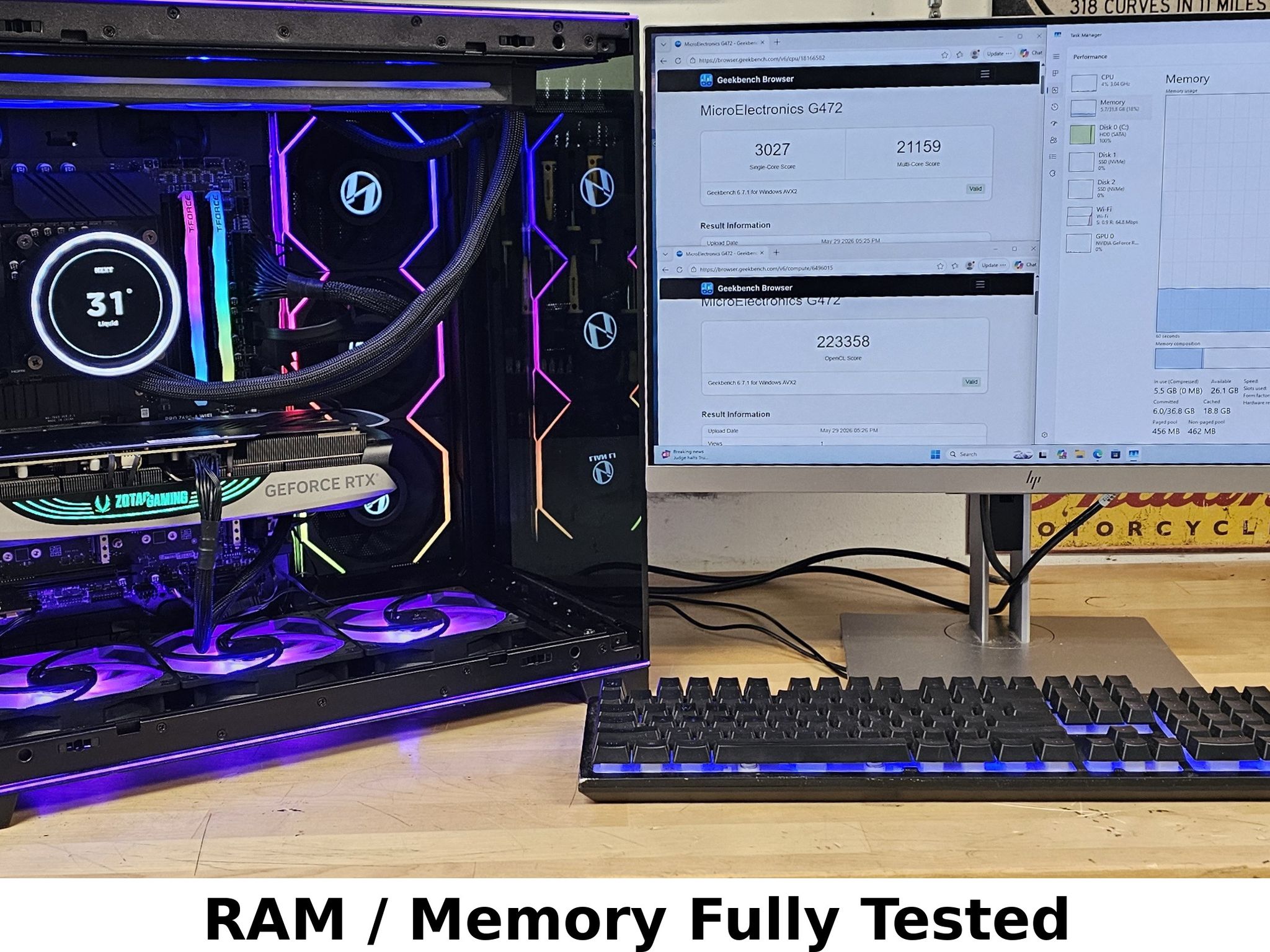 32GB DDR5 (2x16GB) CL32 5600MT/s RGB T-Force DELTA R