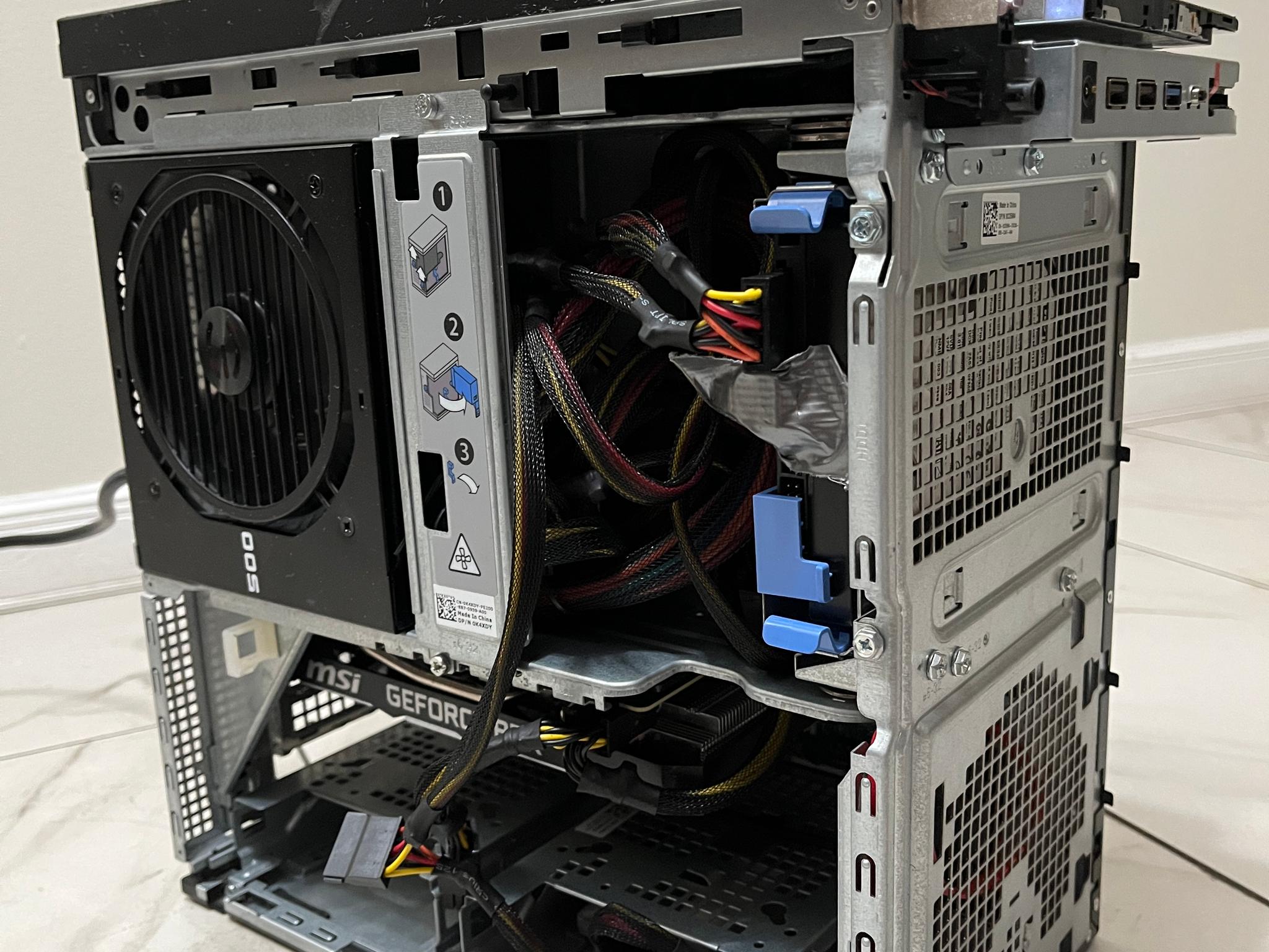 NVIDIA RTX 2070, Intel i5-8500, 16GB RAM,3.2TB Storage- Dell Gaming PC w/Wi-Fi & BT(Missing F Plate)
